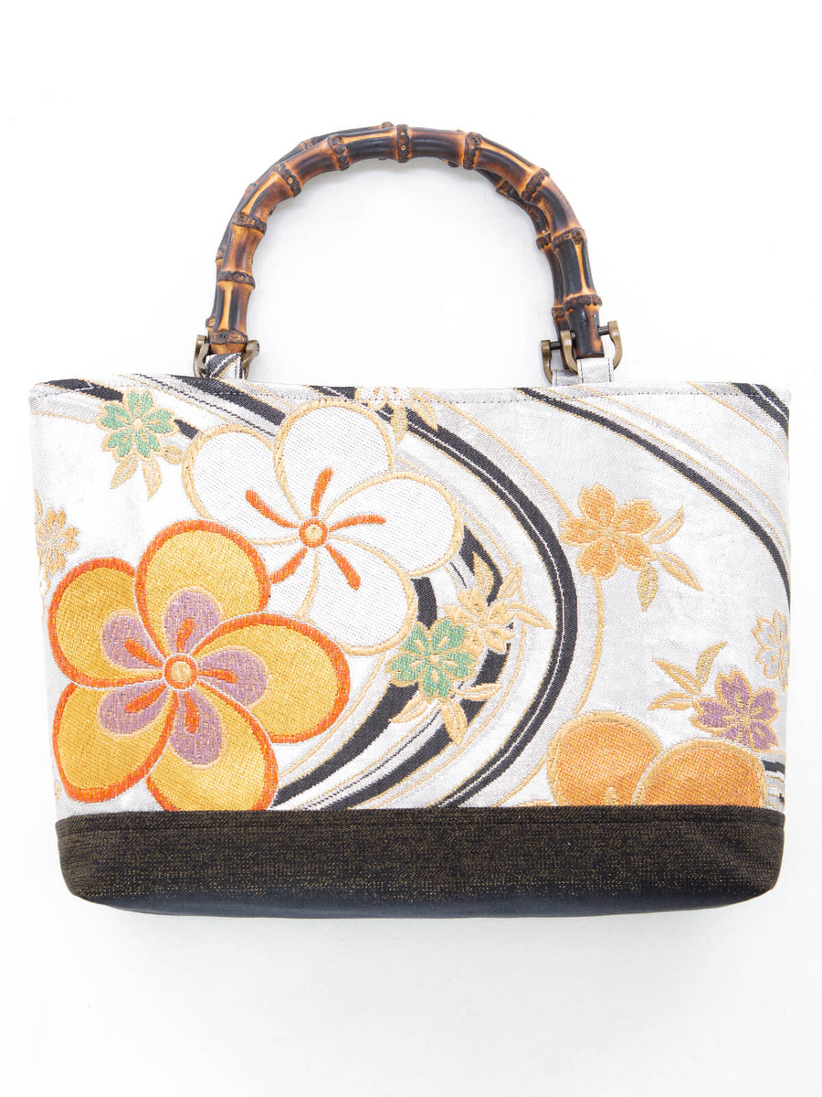 着物BAG 手提げバッグ KB100045｜正絹着物をリメイク -ONLY ONEを