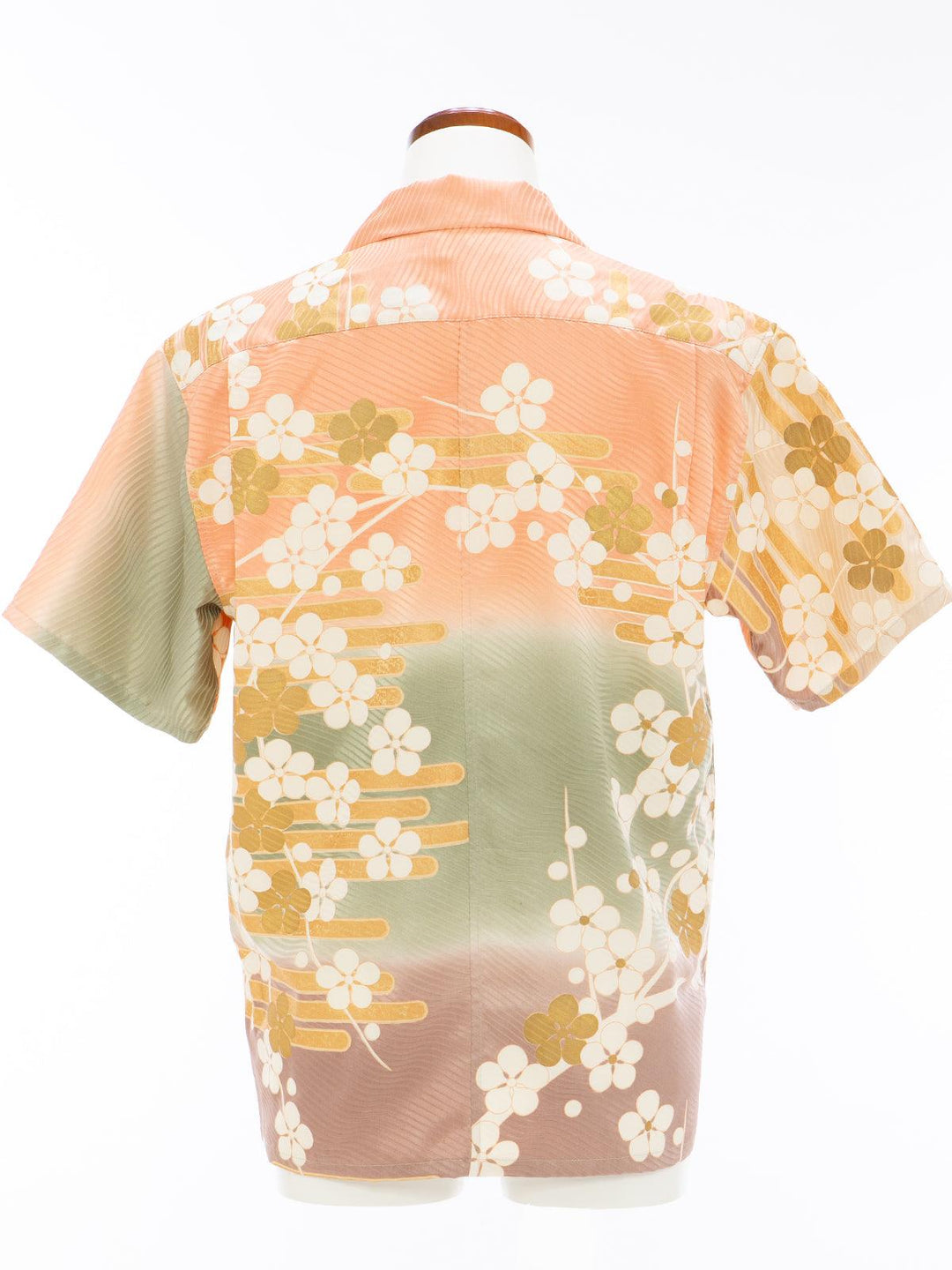 着物アロハシャツ「咲き誇る梅B」AH100226 - 着物アロハシャツ専門店｜KIMONO-CYCLE