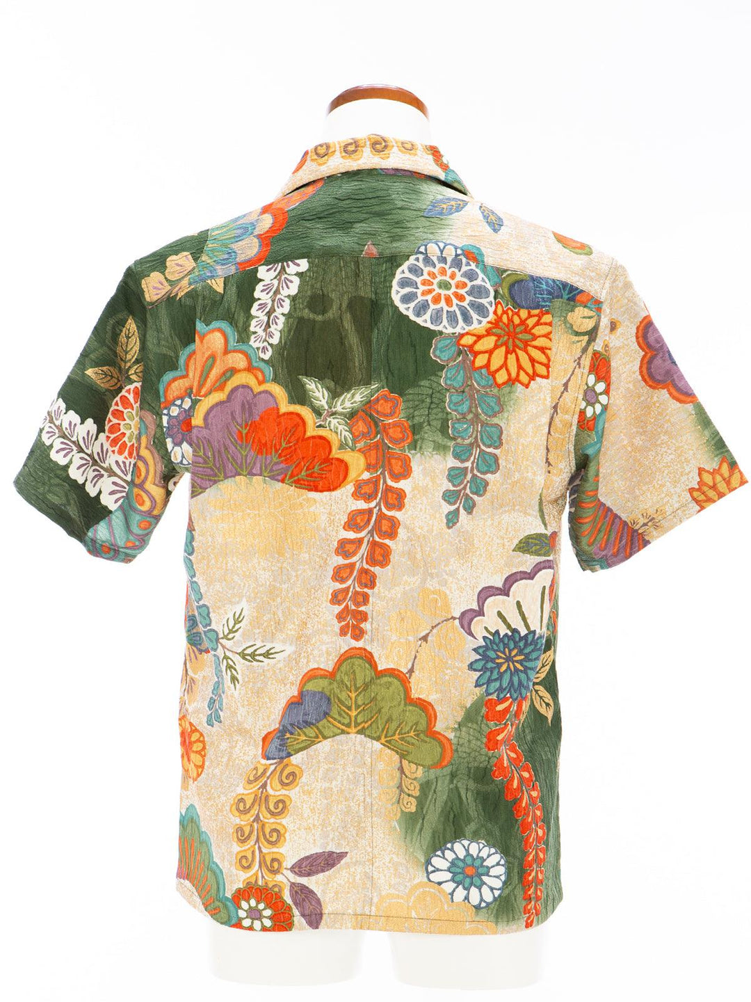 着物アロハシャツ「植物の物語B」AH100232 - 着物アロハシャツ専門店｜KIMONO-CYCLE