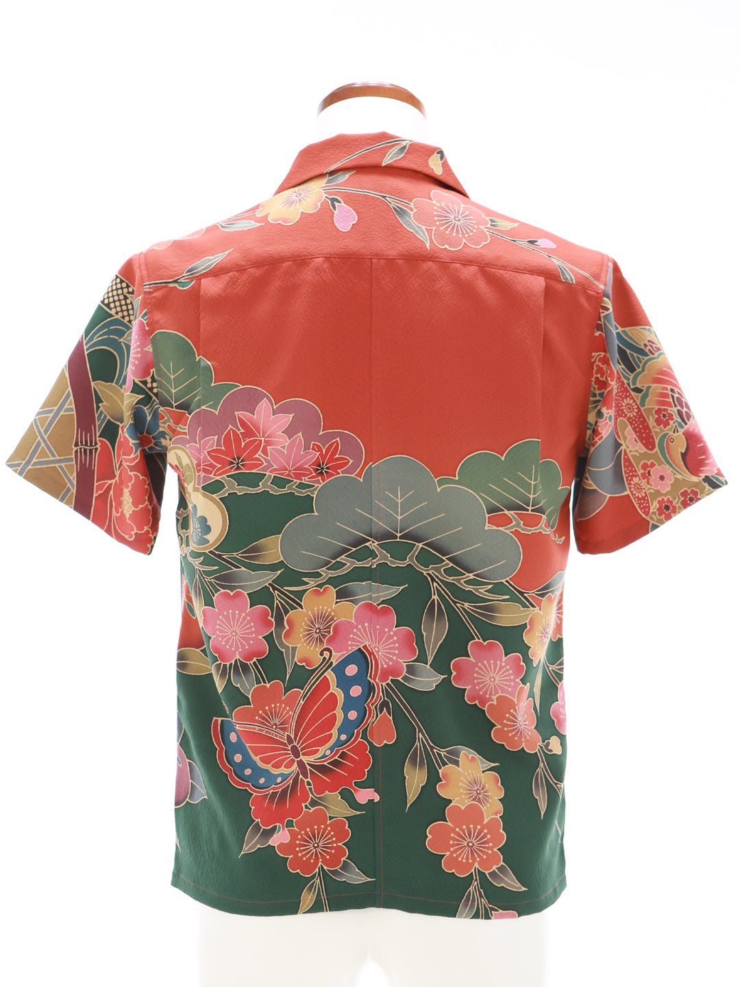 着物アロハシャツ「蝶の戯れA」AH100262