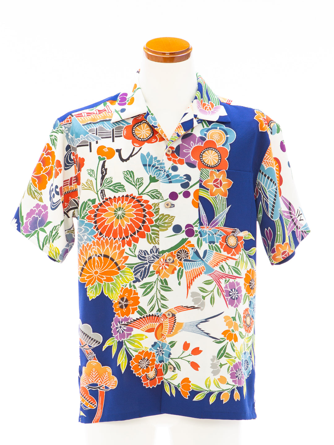 着物アロハシャツ「夏の彩りB」AH100279