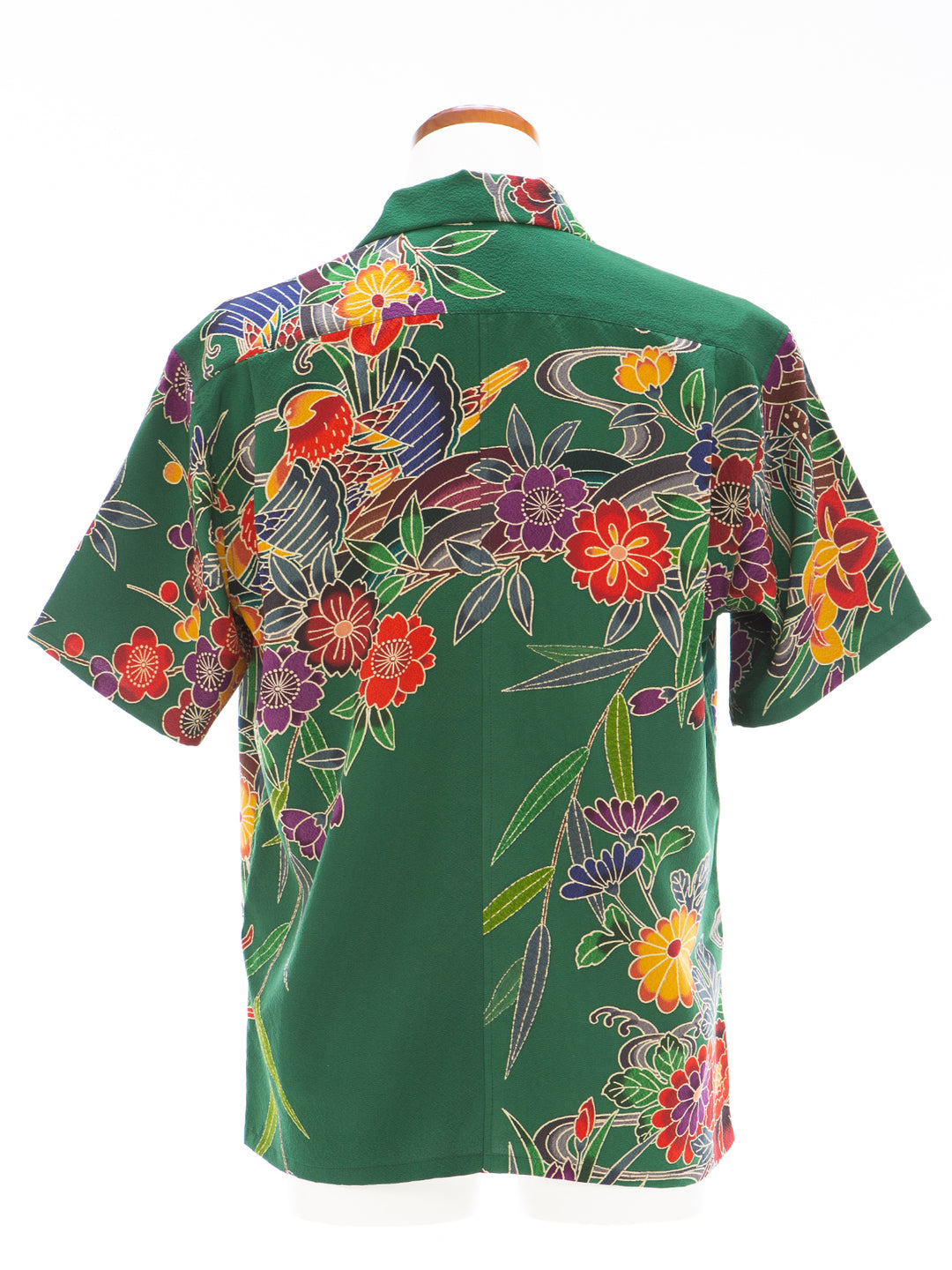 CHEMISE KIMONO ALOHA 'MANDARIN CANARD CACHE-CACHE B' AH100291