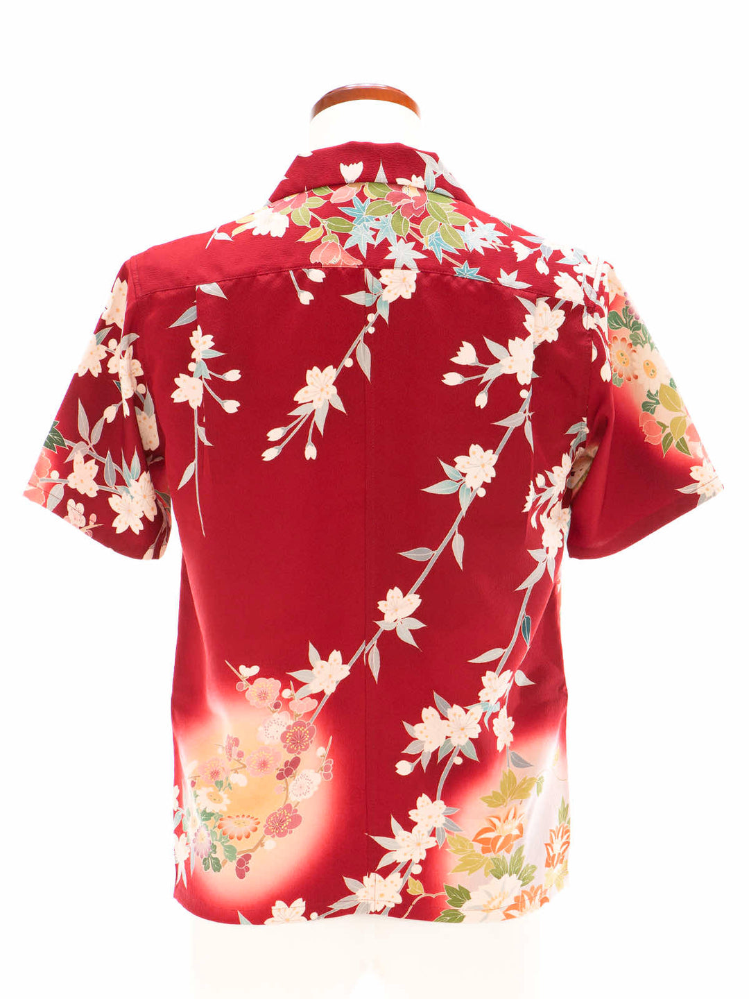 KIMONO ALOHA SHIRT "EDAREZAKURA AND HANAMITSU A" AH100301