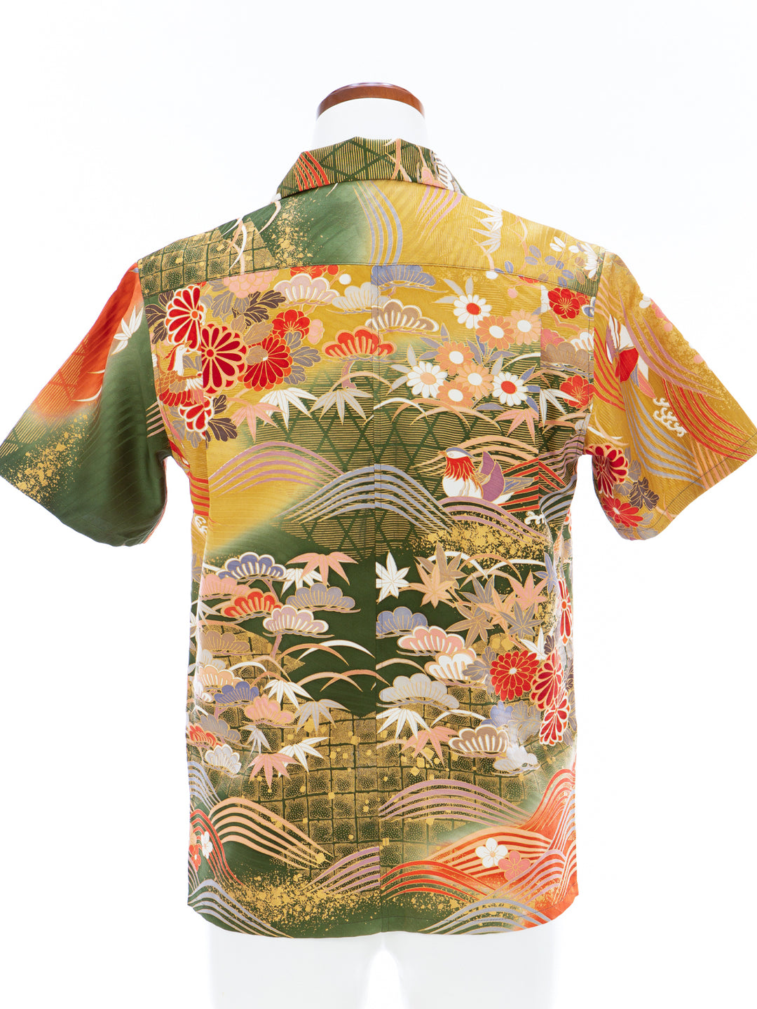 KIMONO ALOHA SHIRT "BIRD TALK A" AH100303