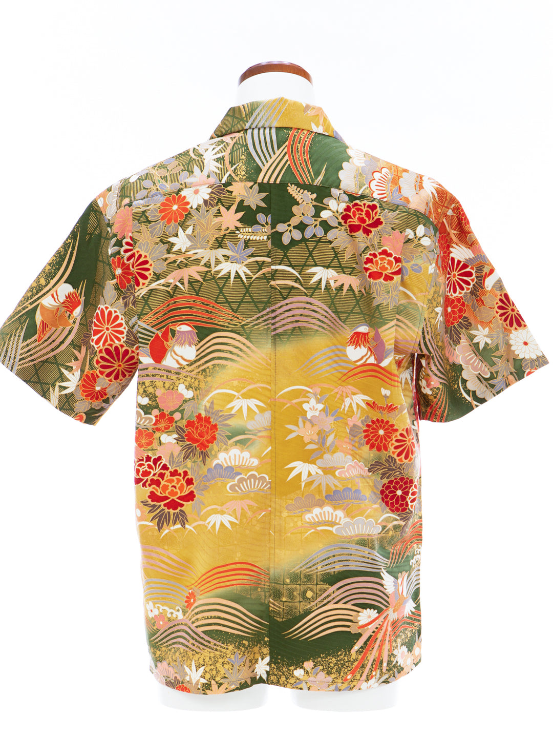 KIMONO ALOHA SHIRT "BIRD TALK B" AH100304