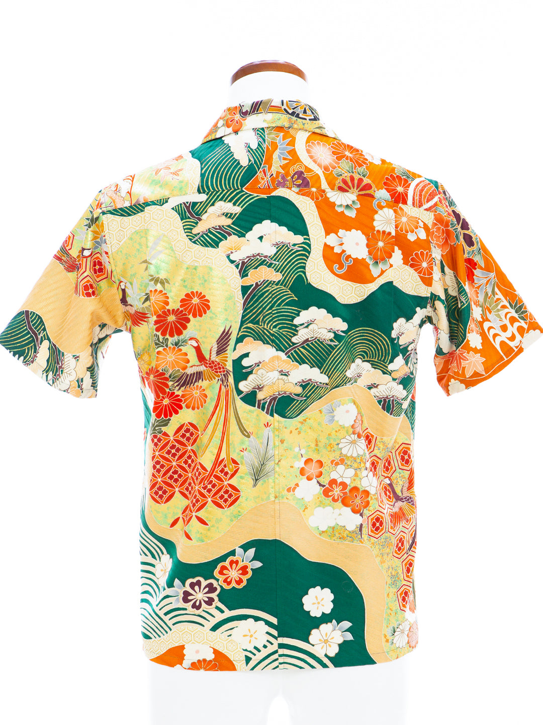 KIMONO ALOHA SHIRT "WAVING SACHI A" AH100305