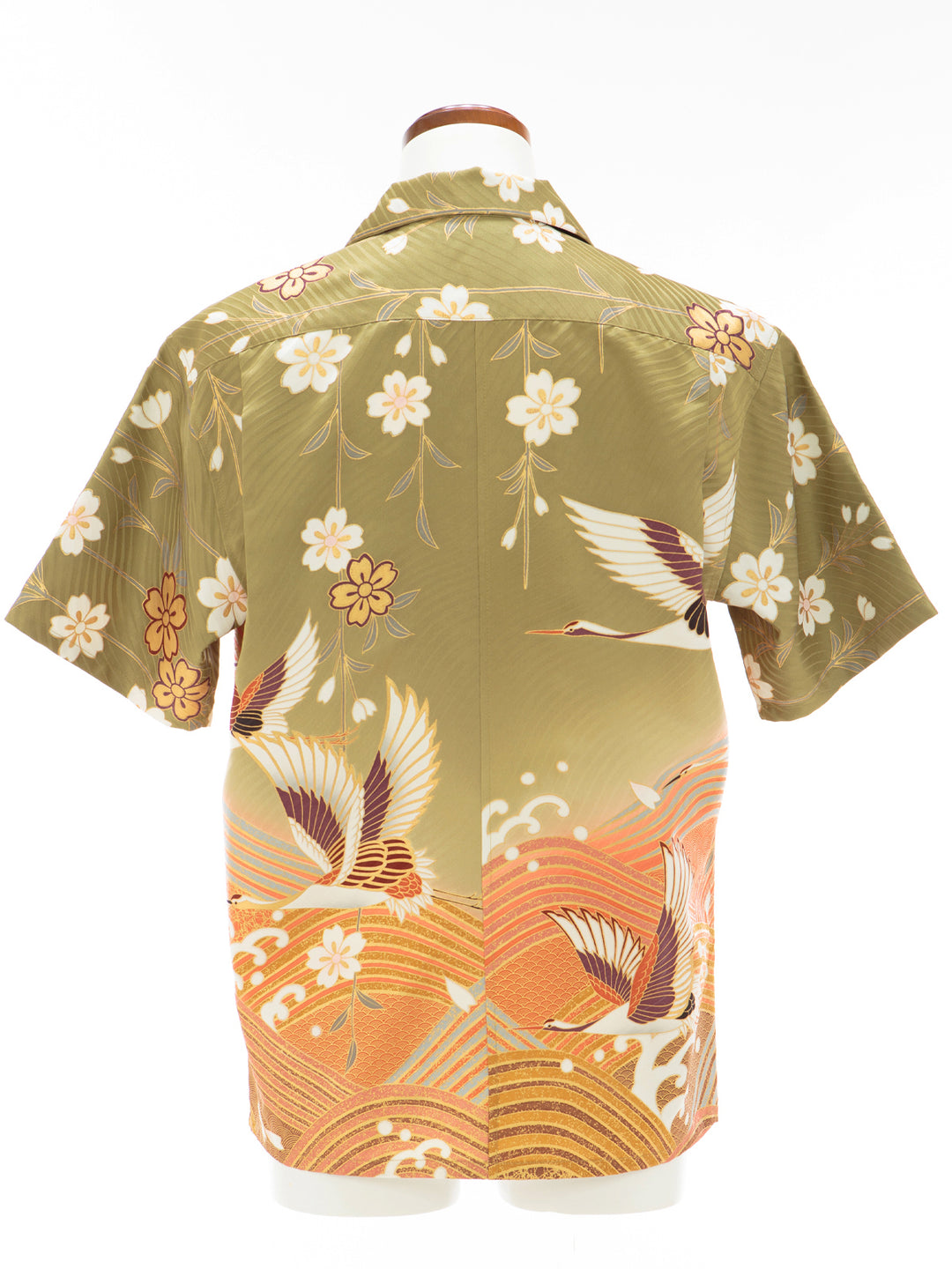 CHEMISE KIMONO ALOHA 'CHERRY BLOSSOMS AND CROSSING THE WAVES B' AH100316