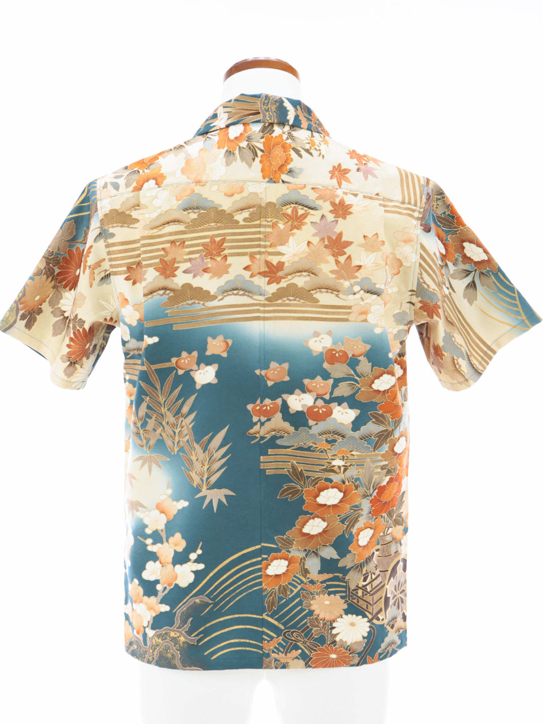 CHEMISE KIMONO ALOHA 'BLOOMING IN SILENCE A' AH100317