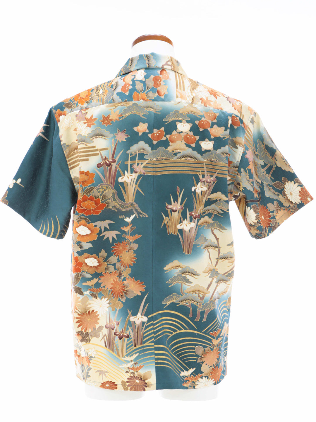 CHEMISE KIMONO ALOHA 'BLOOMING IN SILENCE B' AH100318