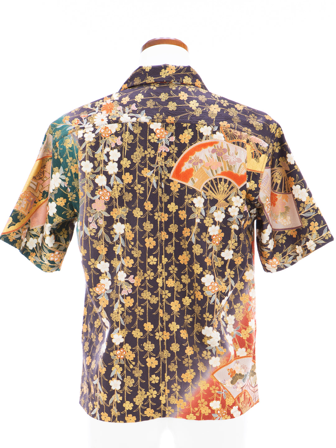 KIMONO ALOHA SHIRT "A DANCING IN THE CHERRY BLOSSOMS" AH100322 [NEW SIZE