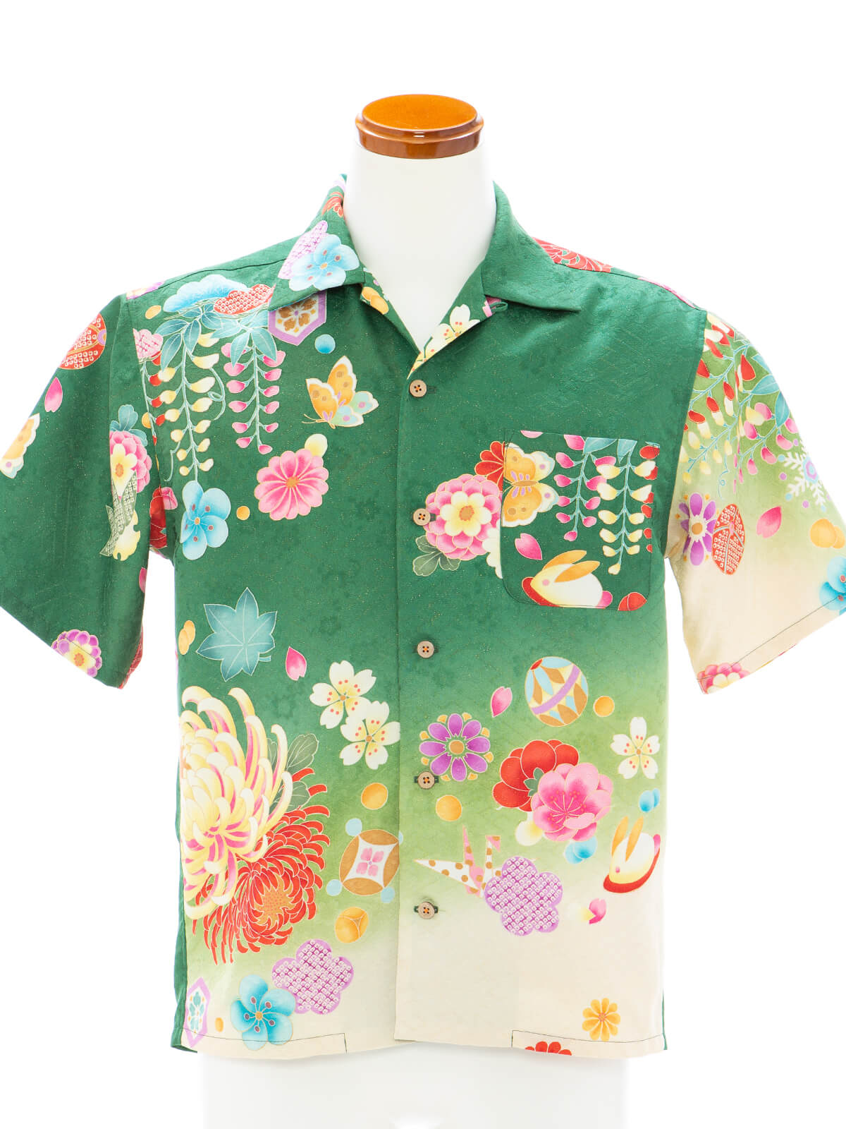 着物アロハシャツ｜正絹着物をリメイク・リサイクル-ONLY ONEをお届け