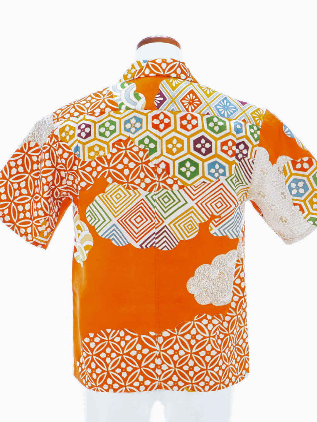 着物アロハシャツ「文様を纏うA」AH100430