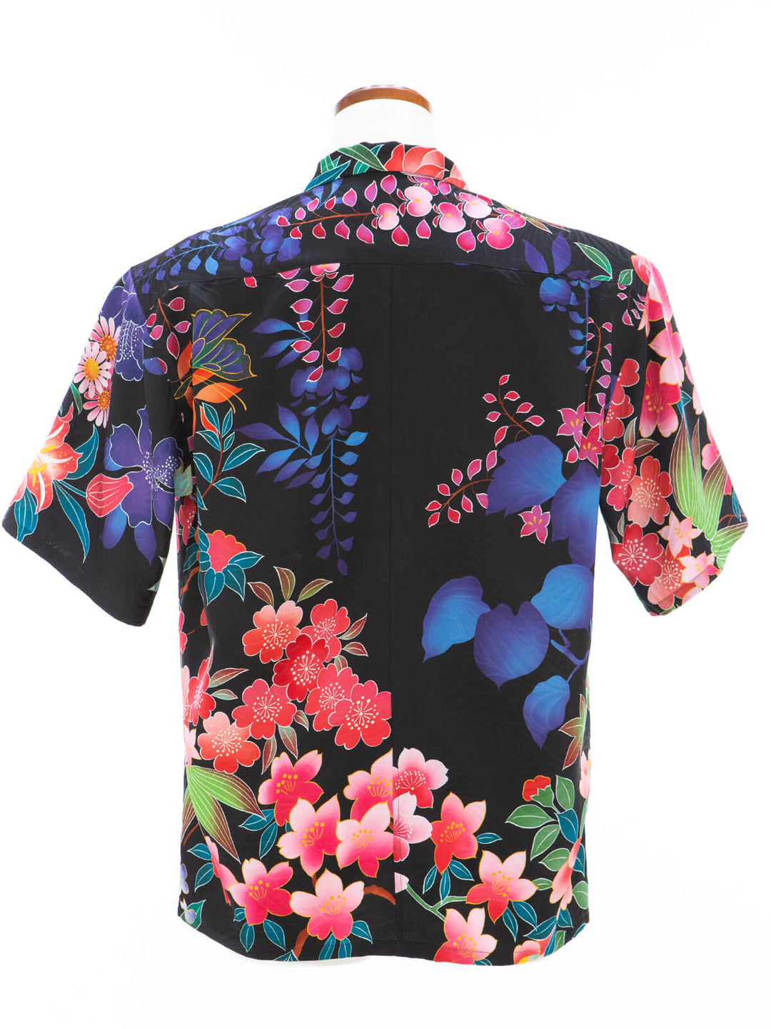 着物アロハシャツ「夜に咲き誇るB」AH100449