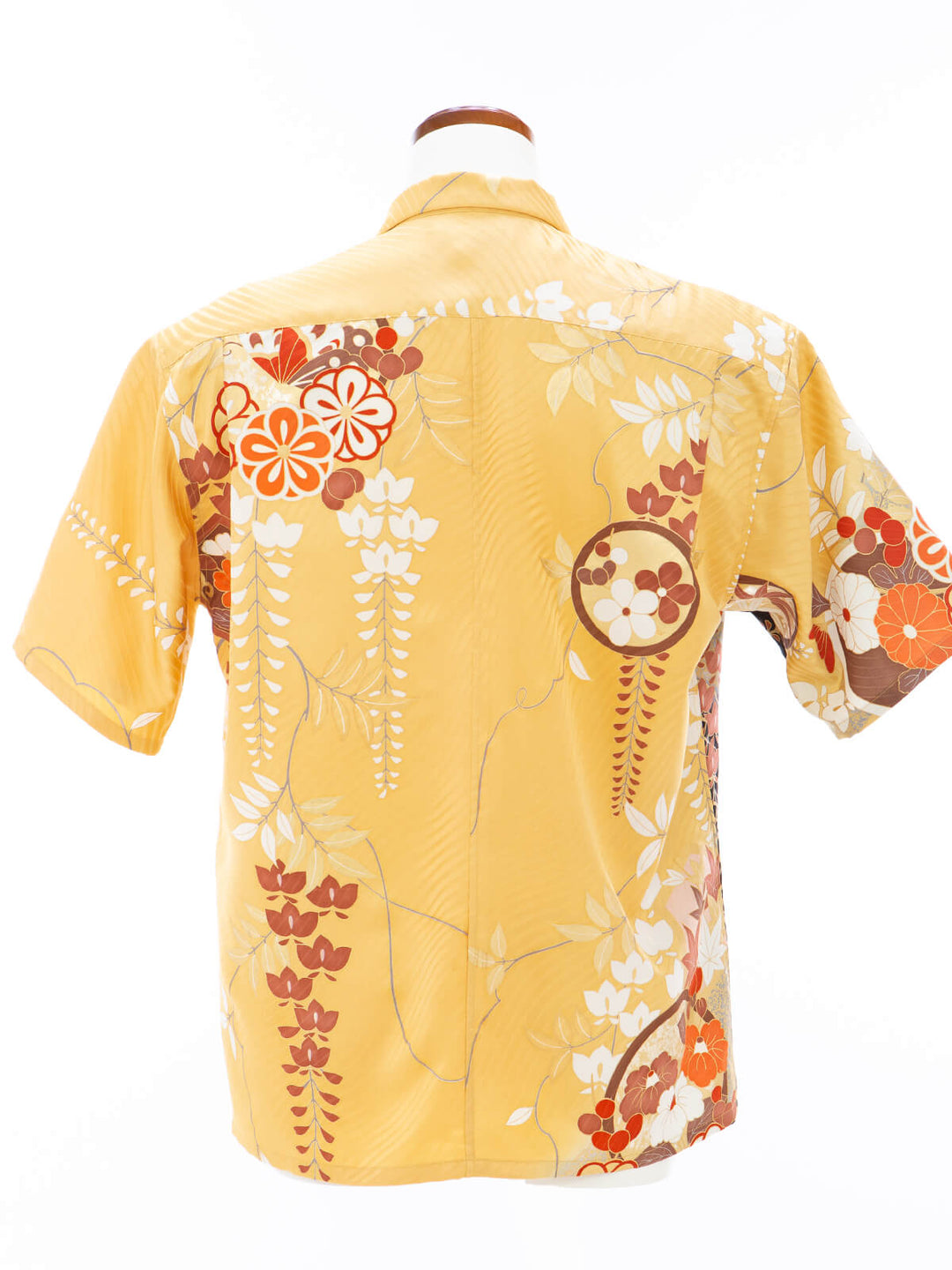 着物アロハシャツ「凜と咲く藤B」AH100451