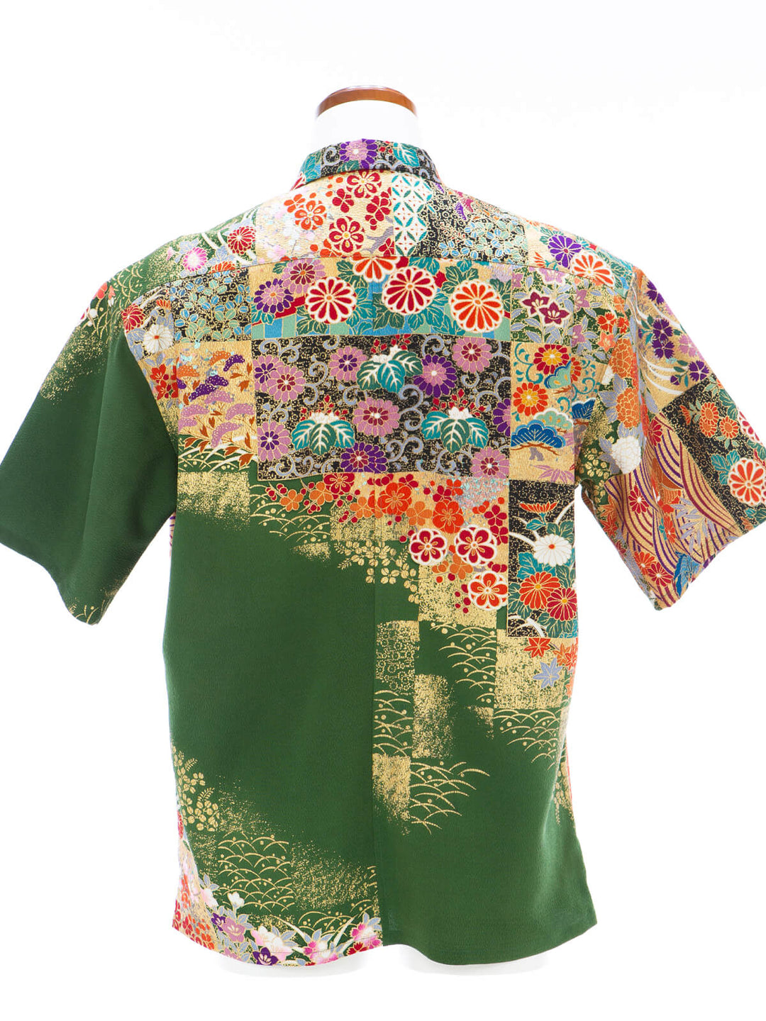 着物アロハシャツ「花を纏わせるB」AH100453