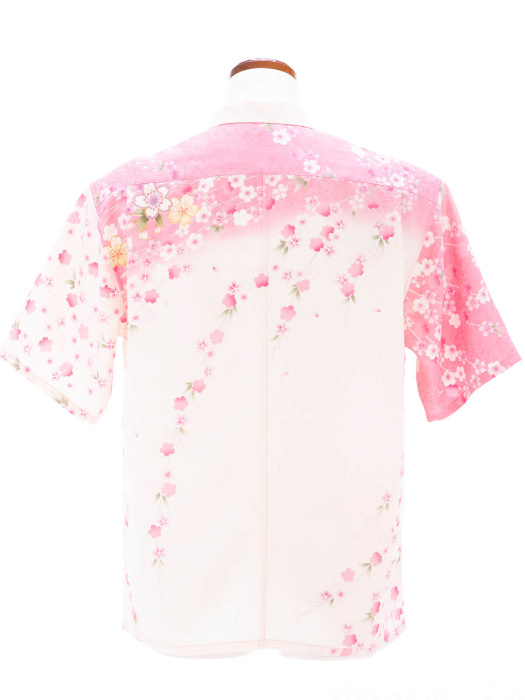 着物アロハシャツ「なびく枝垂れ桜B」AH100463