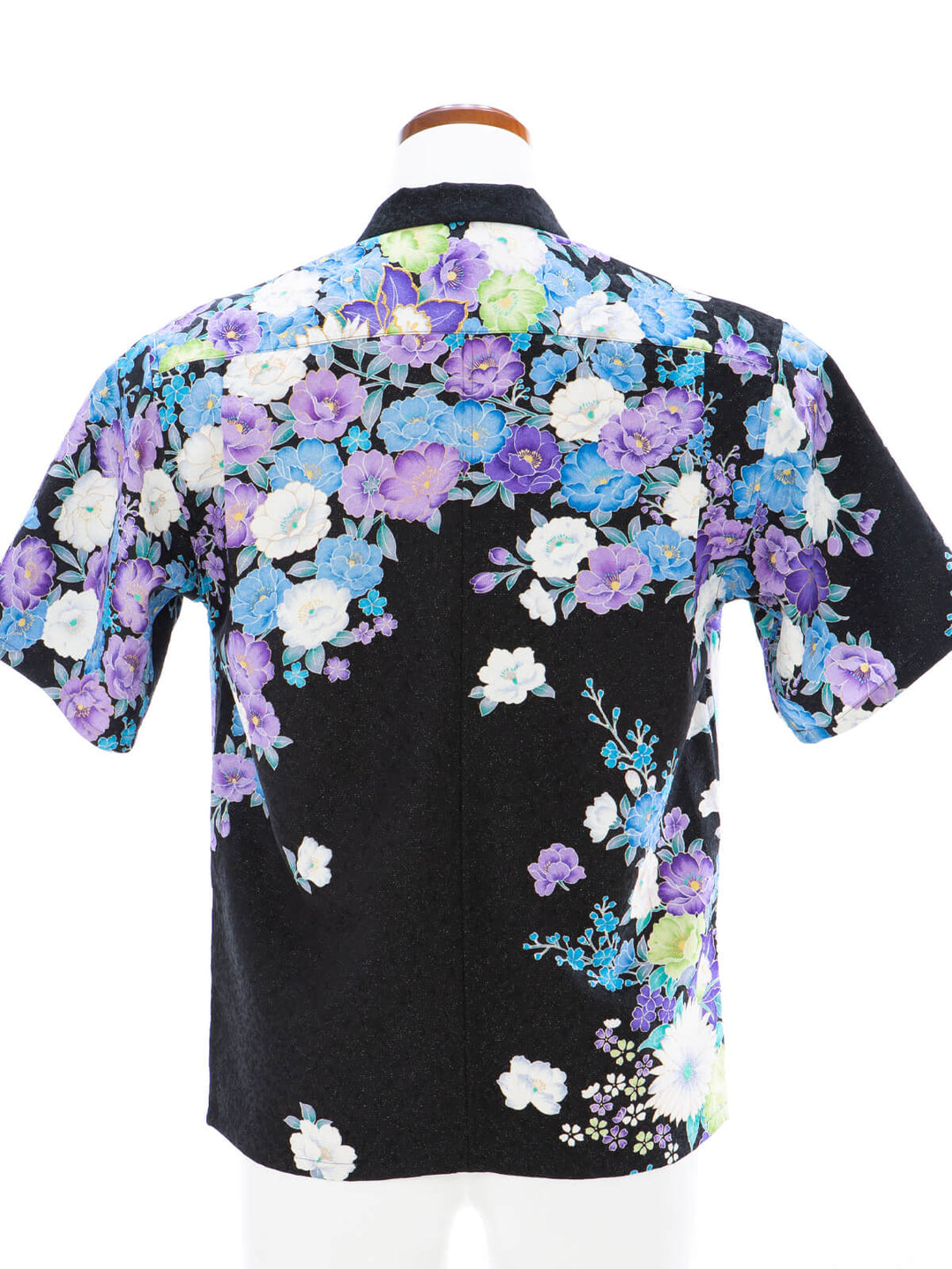 着物アロハシャツ「優雅に咲く花々A」AH100466