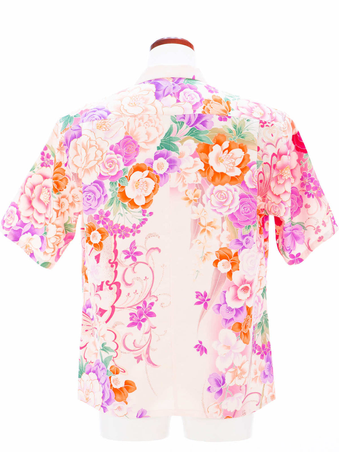 着物アロハシャツ「HANAE MORI A」AH100482