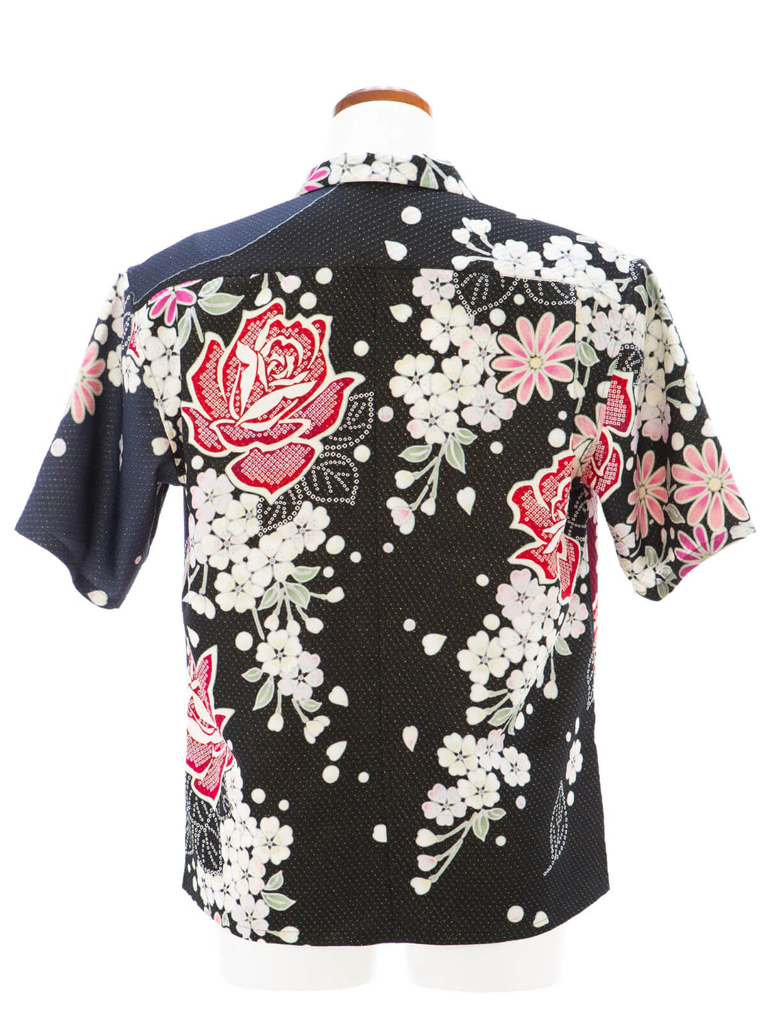 Vintage Silk Kimono Hawaiian Shirt AH100502