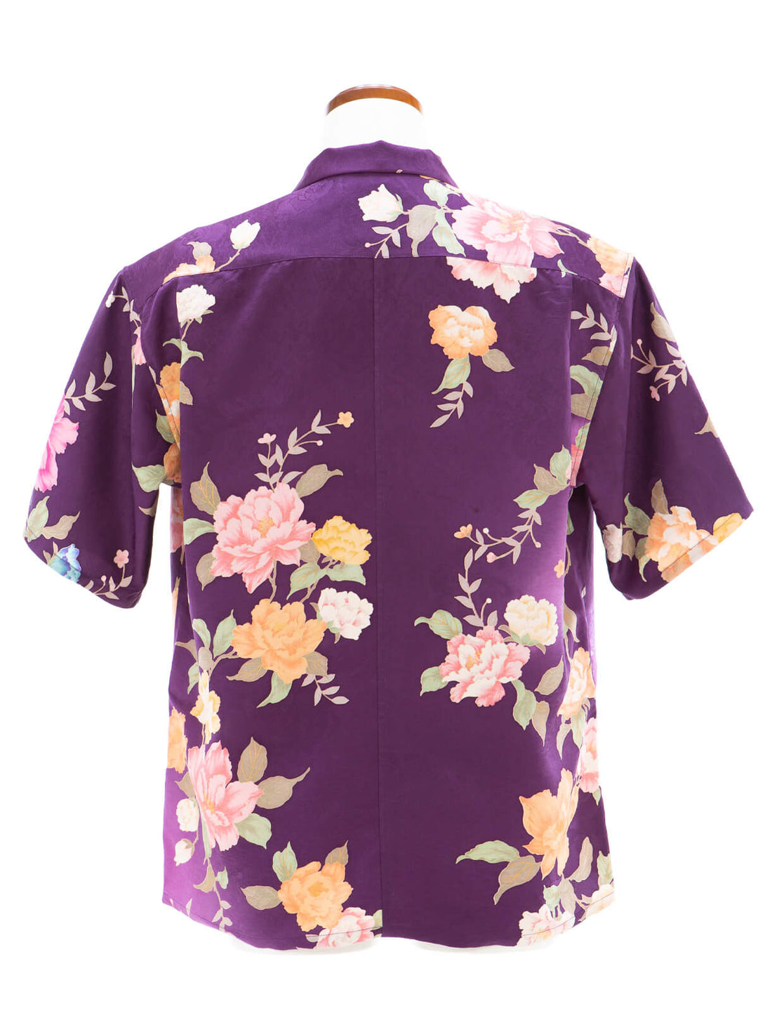 Vintage Silk Kimono Hawaiian Shirt AH100507