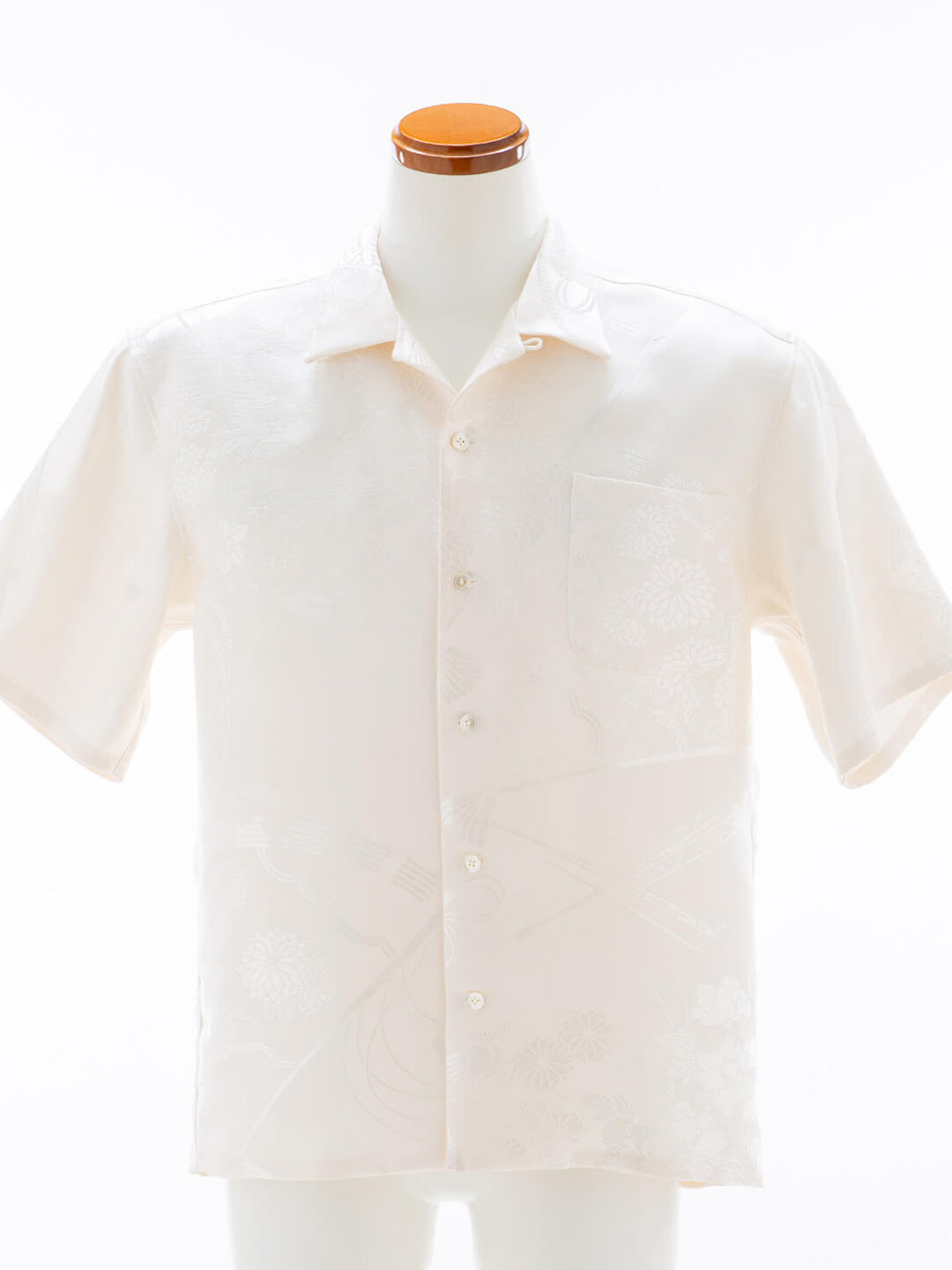 Vintage Silk Kimono Hawaiian Shirt AH100512