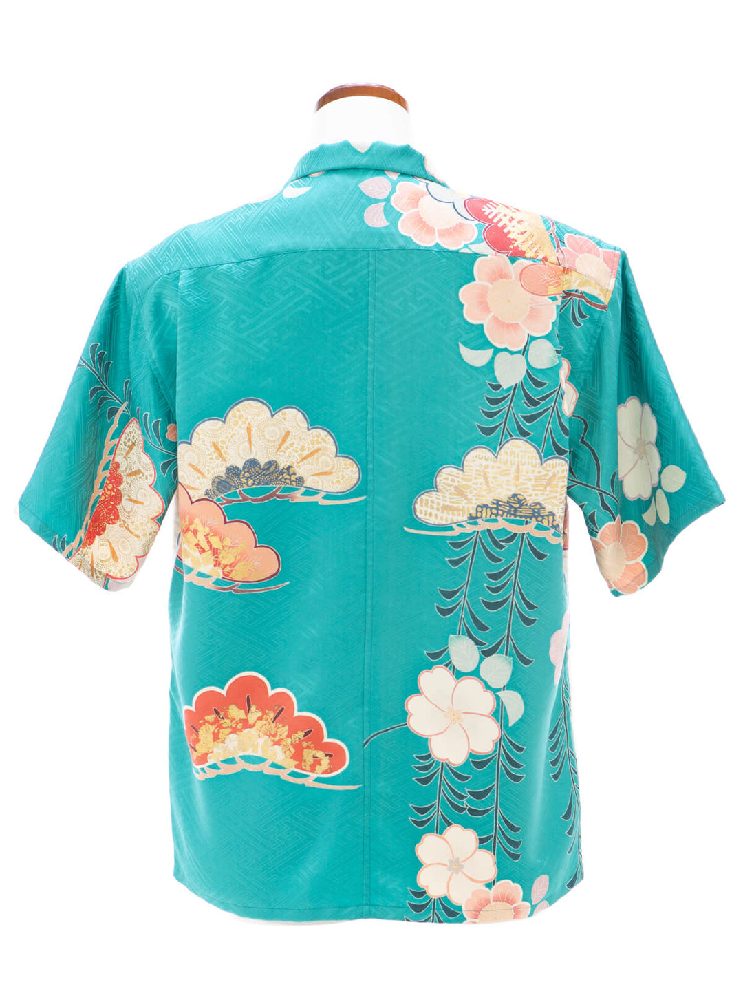 着物アロハシャツ「松に波B」AH100499