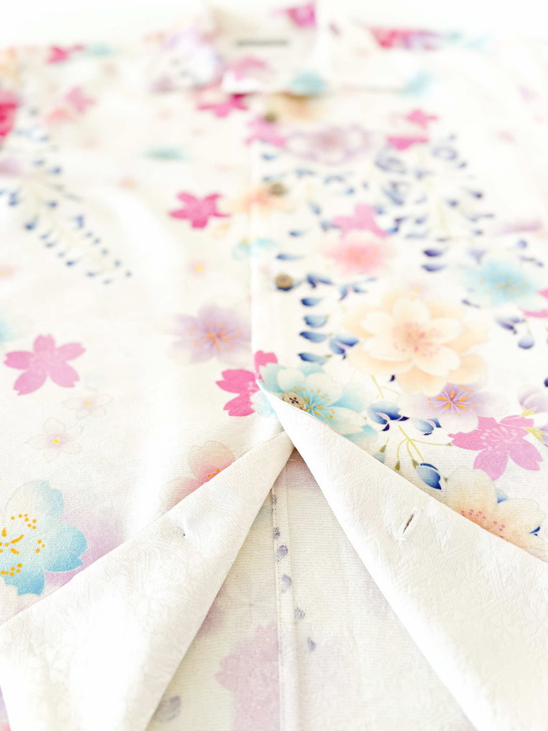 着物アロハシャツ「穏やかな花々A」AH100432