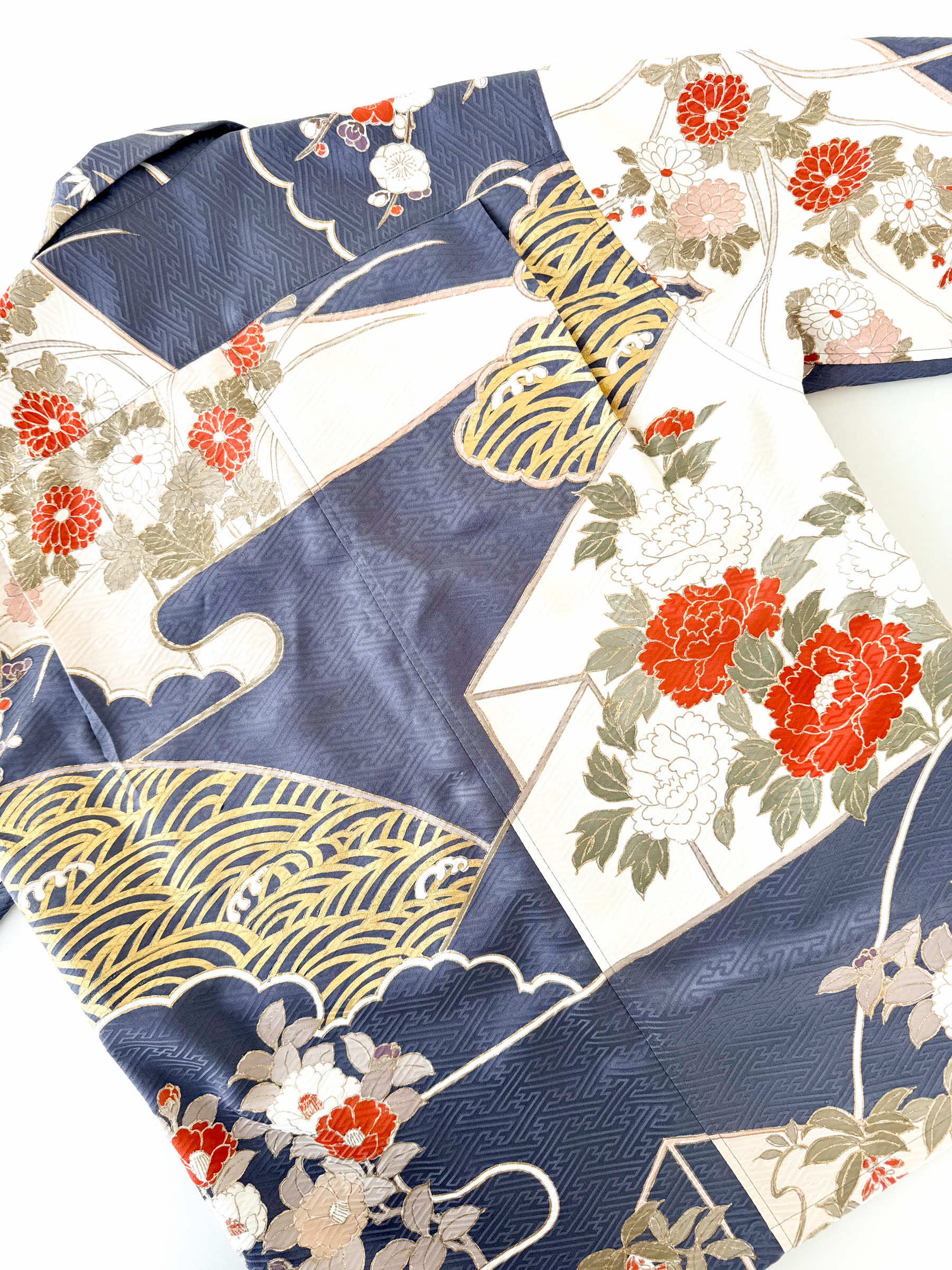 着物アロハシャツ｜正絹着物をリメイク・リサイクル-ONLY ONEをお届け