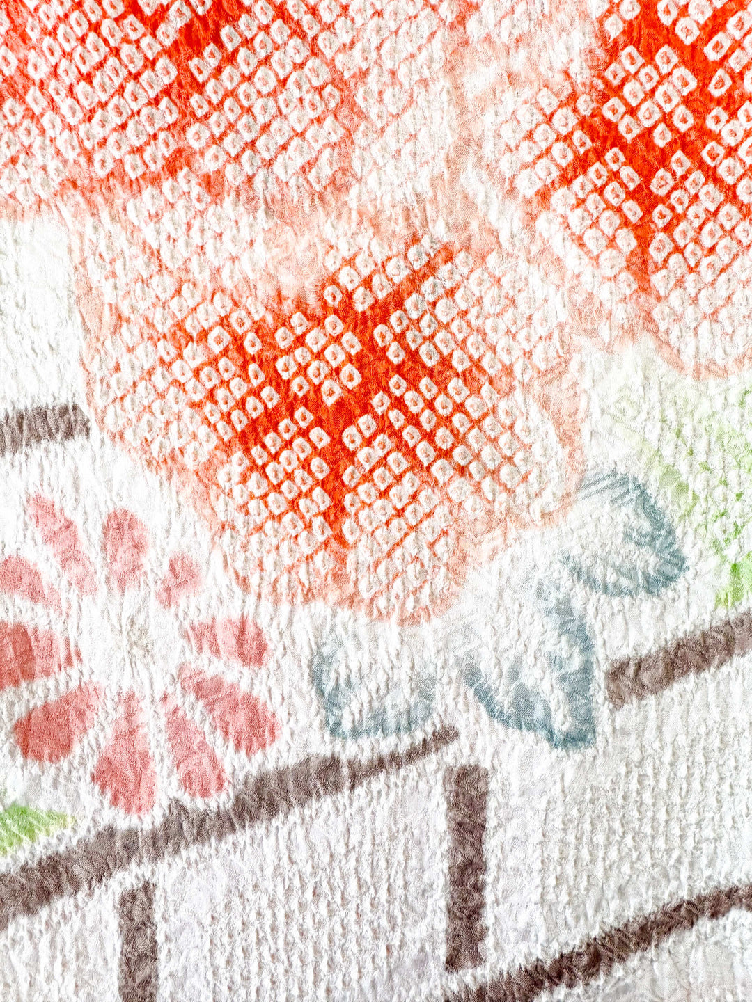 着物アロハシャツ「優しく咲く絞りA」AH100444