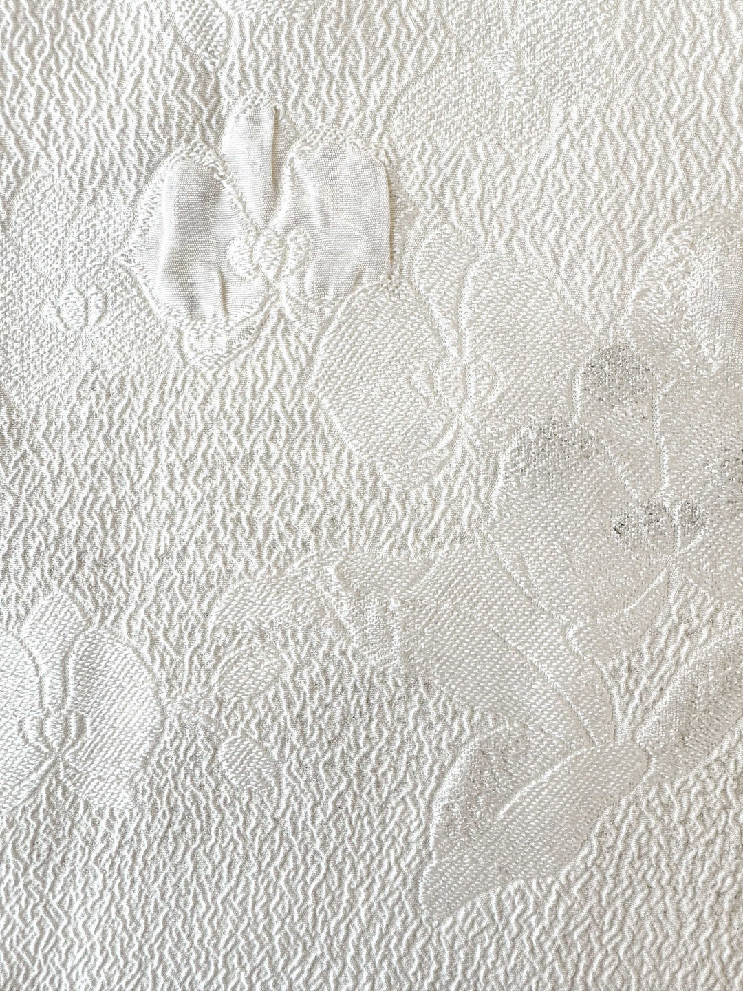 着物アロハシャツ「胡蝶蘭の白無垢B」AH100447