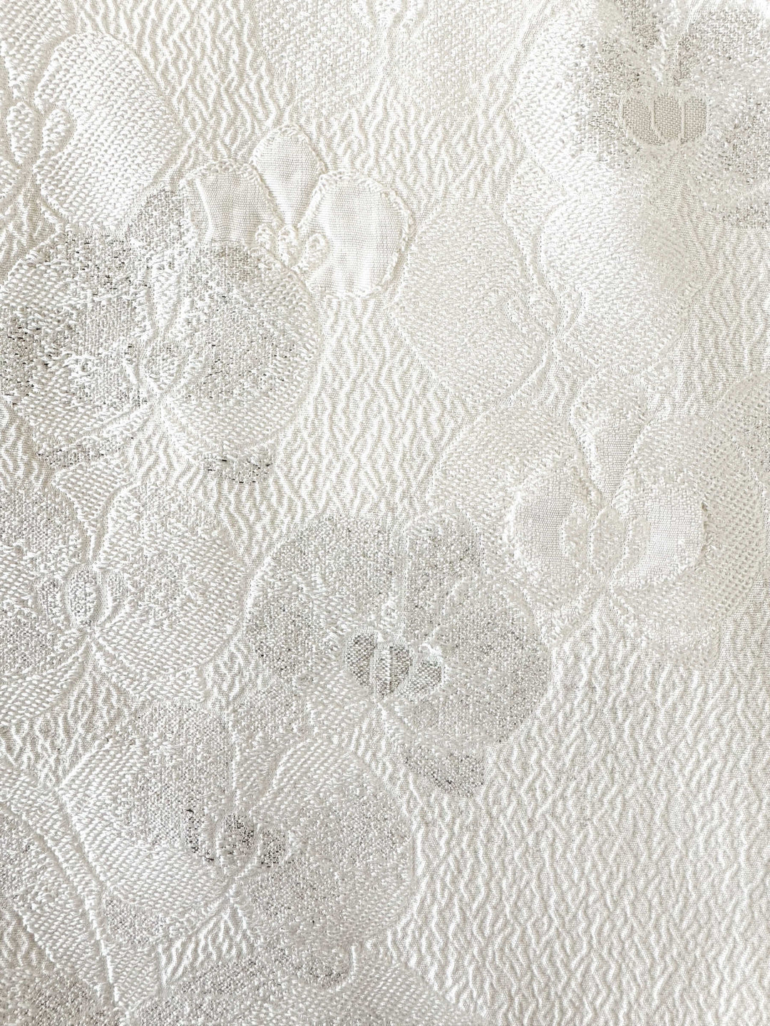 着物アロハシャツ「胡蝶蘭の白無垢B」AH100447