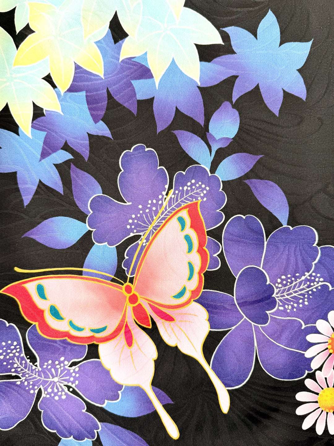 着物アロハシャツ「夜に咲き誇るA」AH100448