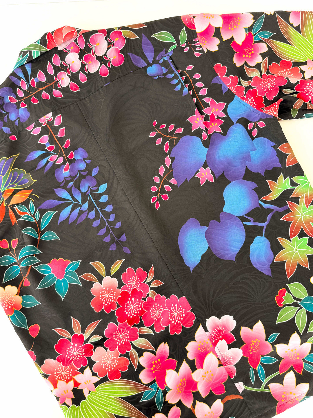 着物アロハシャツ「夜に咲き誇るB」AH100449