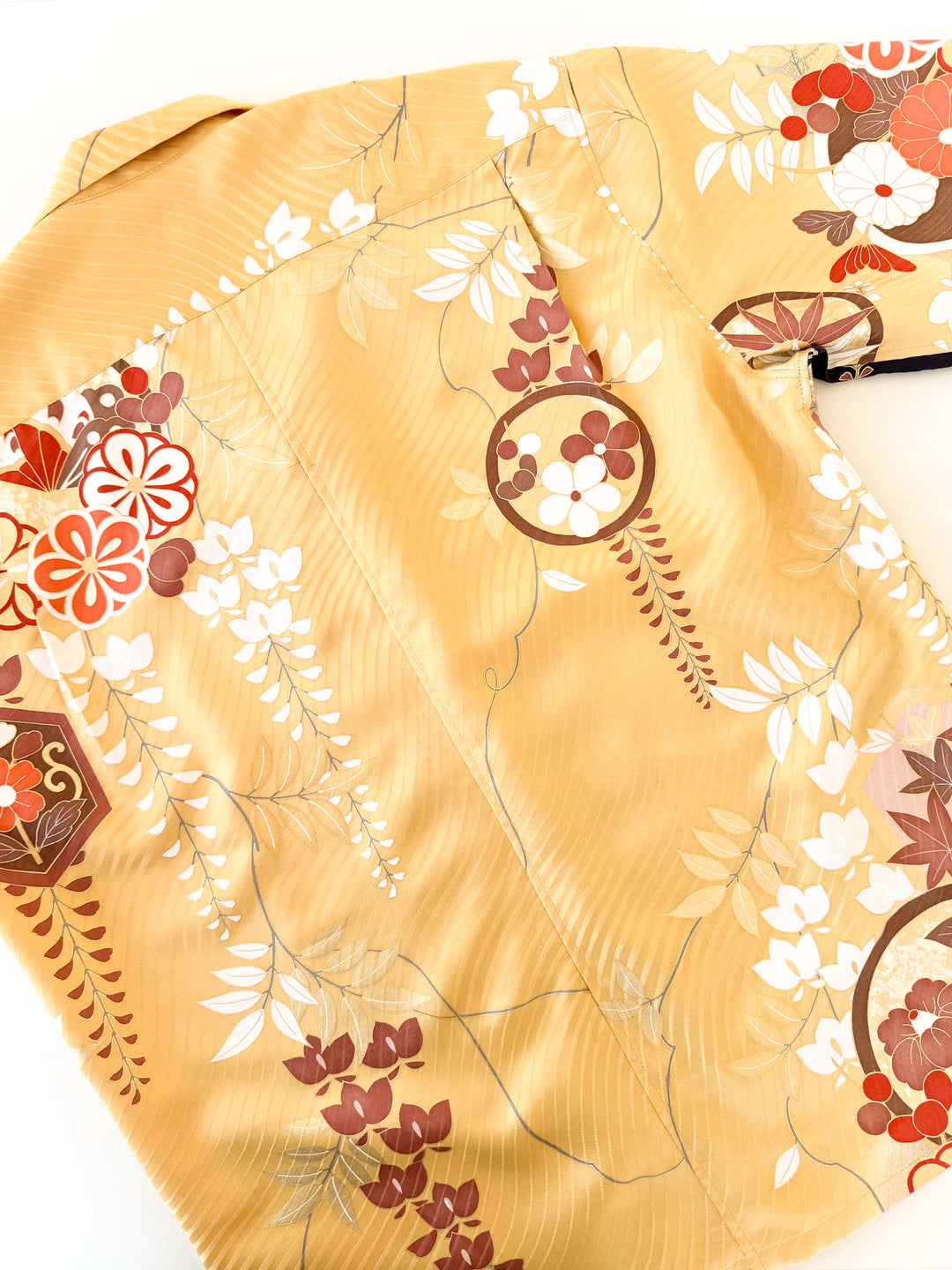 着物アロハシャツ「凜と咲く藤B」AH100451