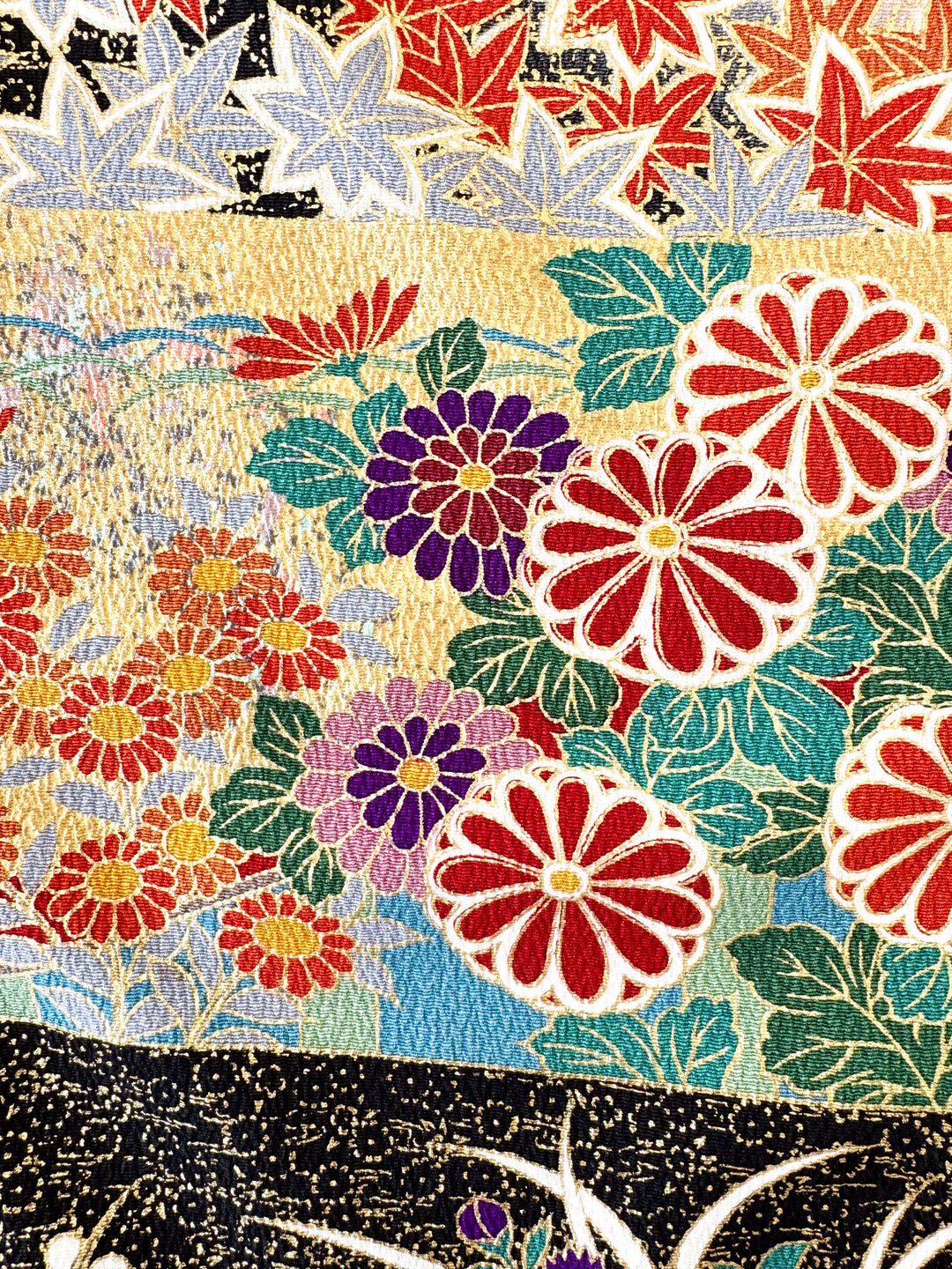 着物アロハシャツ「花を纏わせるA」AH100452