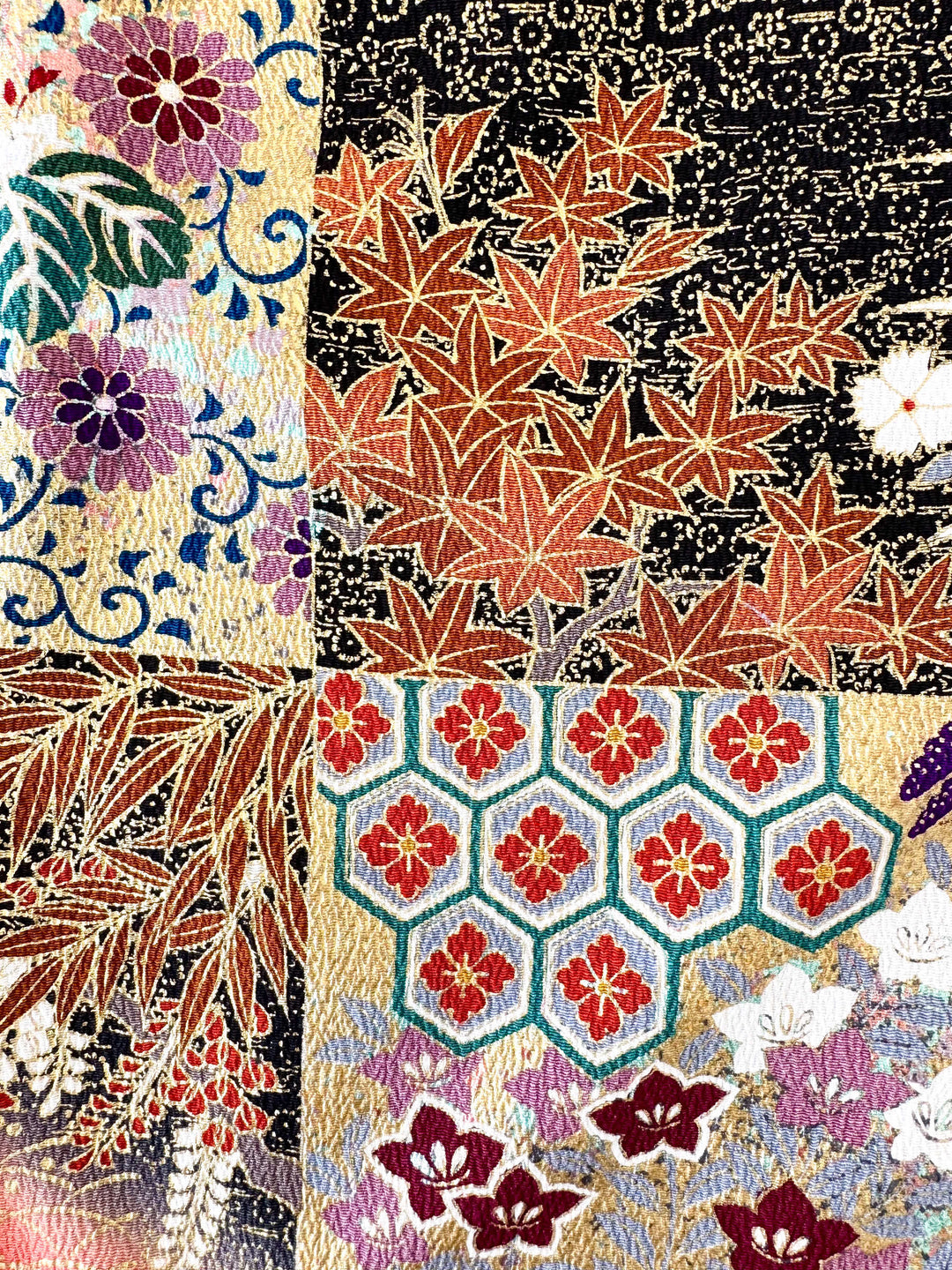 着物アロハシャツ「花を纏わせるB」AH100453