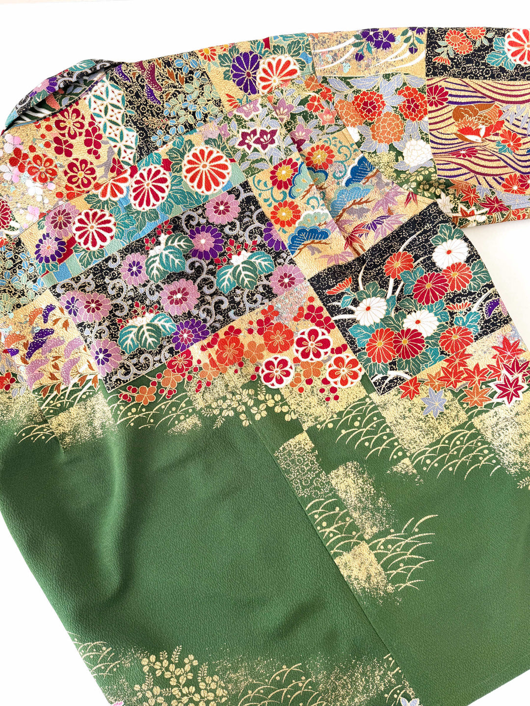 着物アロハシャツ「花を纏わせるB」AH100453