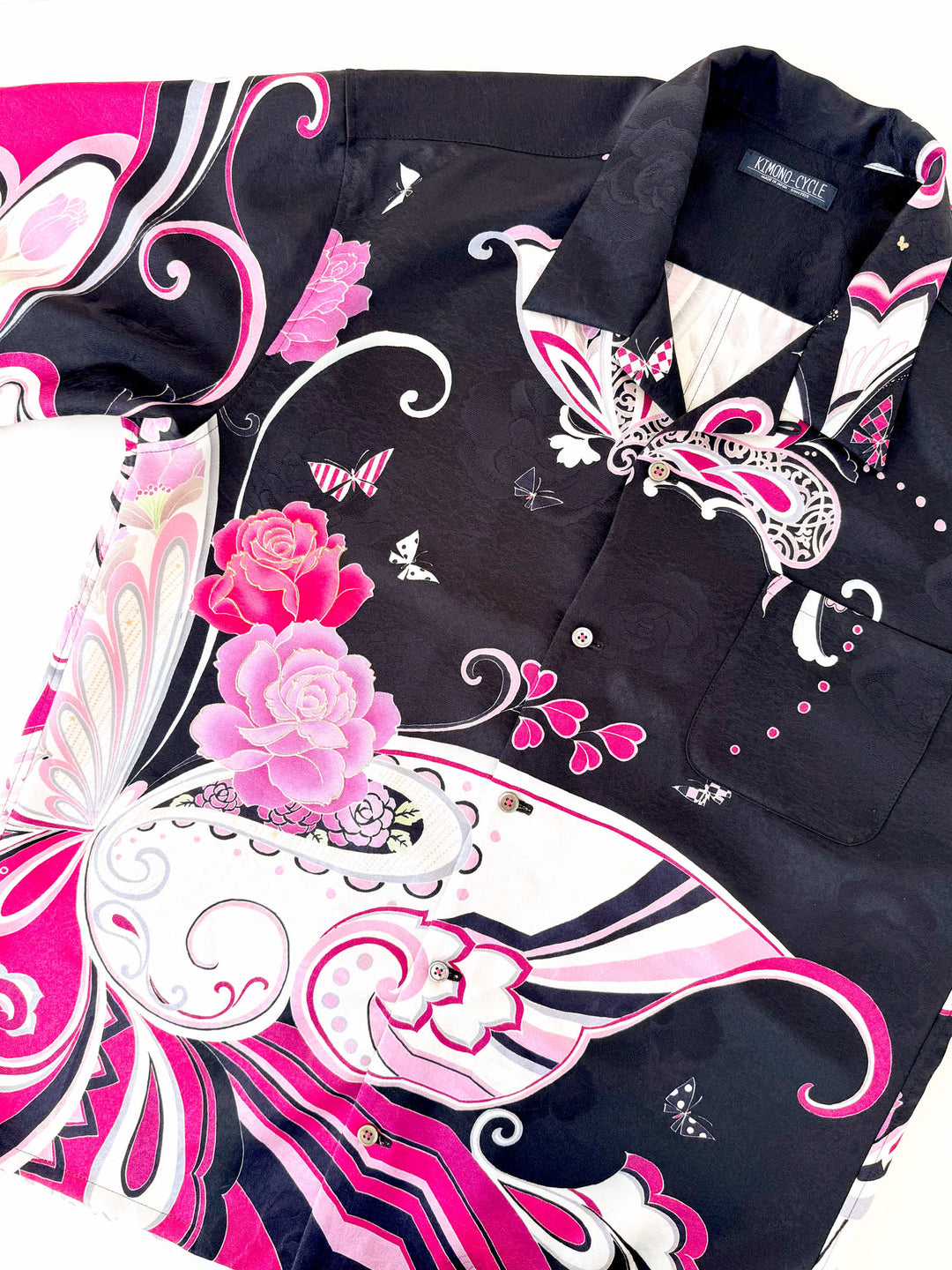 着物アロハシャツ「HANAE MORI A」AH100460