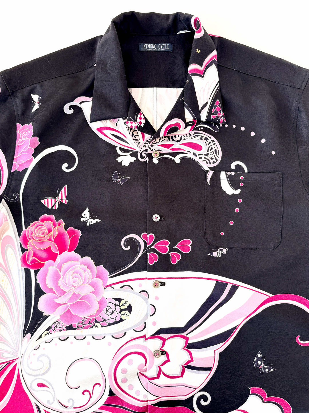 着物アロハシャツ「HANAE MORI A」AH100460