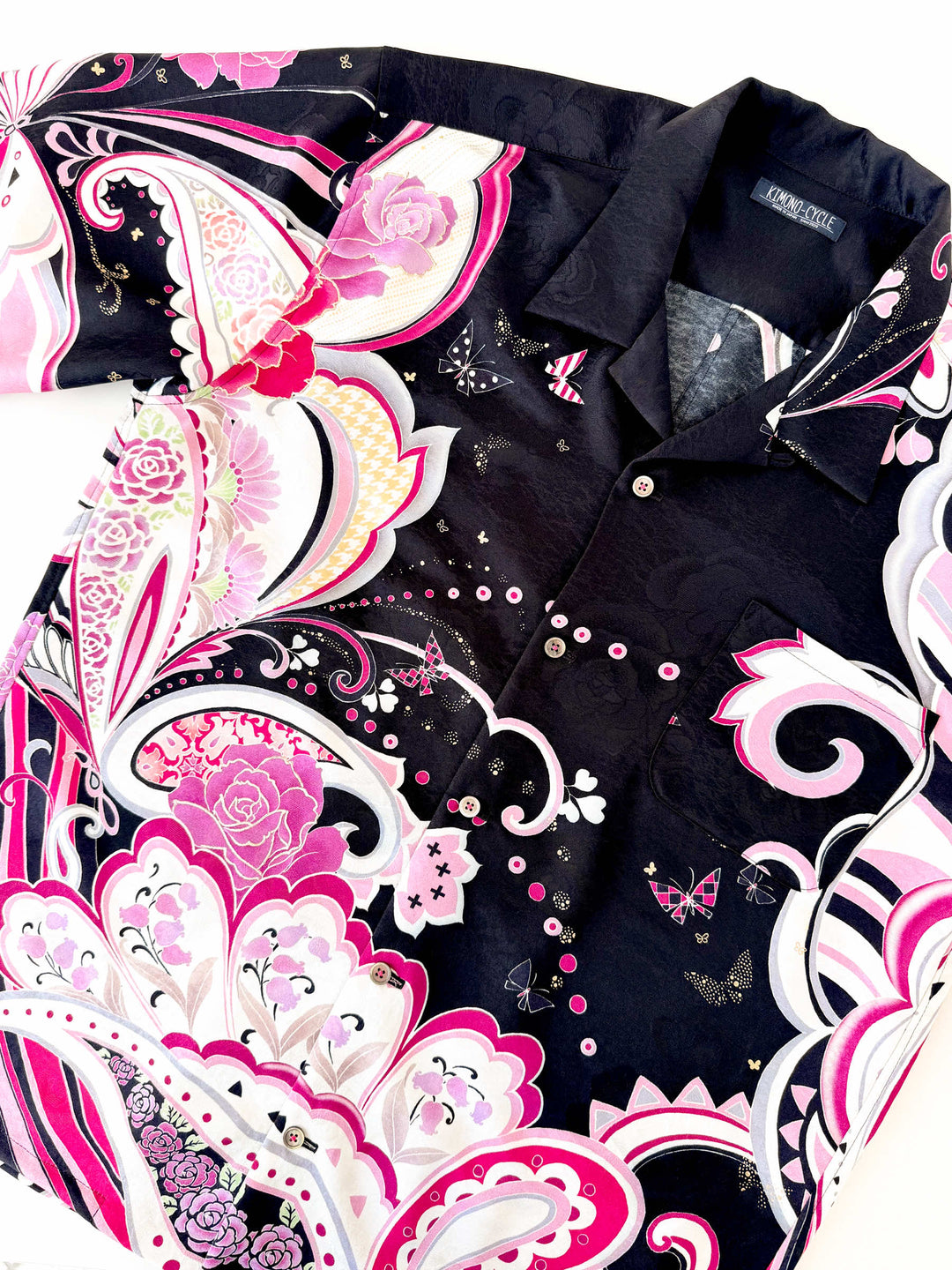 着物アロハシャツ「HANAE MORI B」AH100461