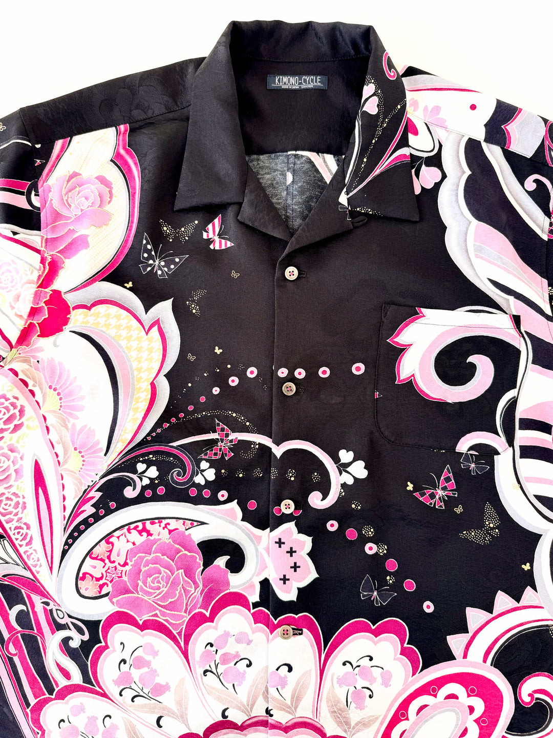 着物アロハシャツ「HANAE MORI B」AH100461