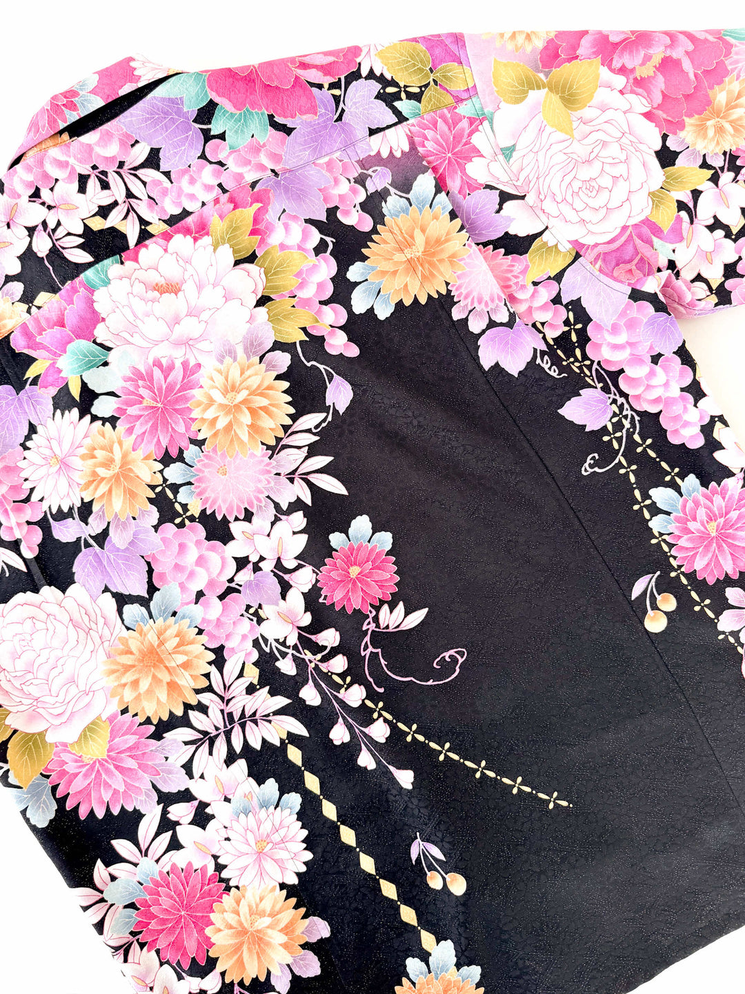 着物アロハシャツ「溢れる花々」AH100490