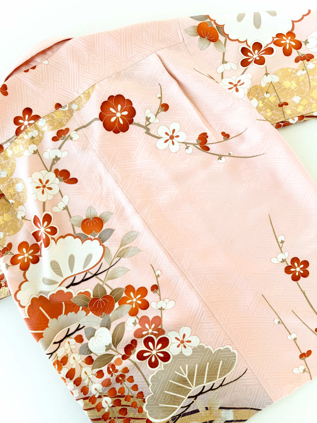Vintage Silk Kimono Hawaiian Shirt AH100492