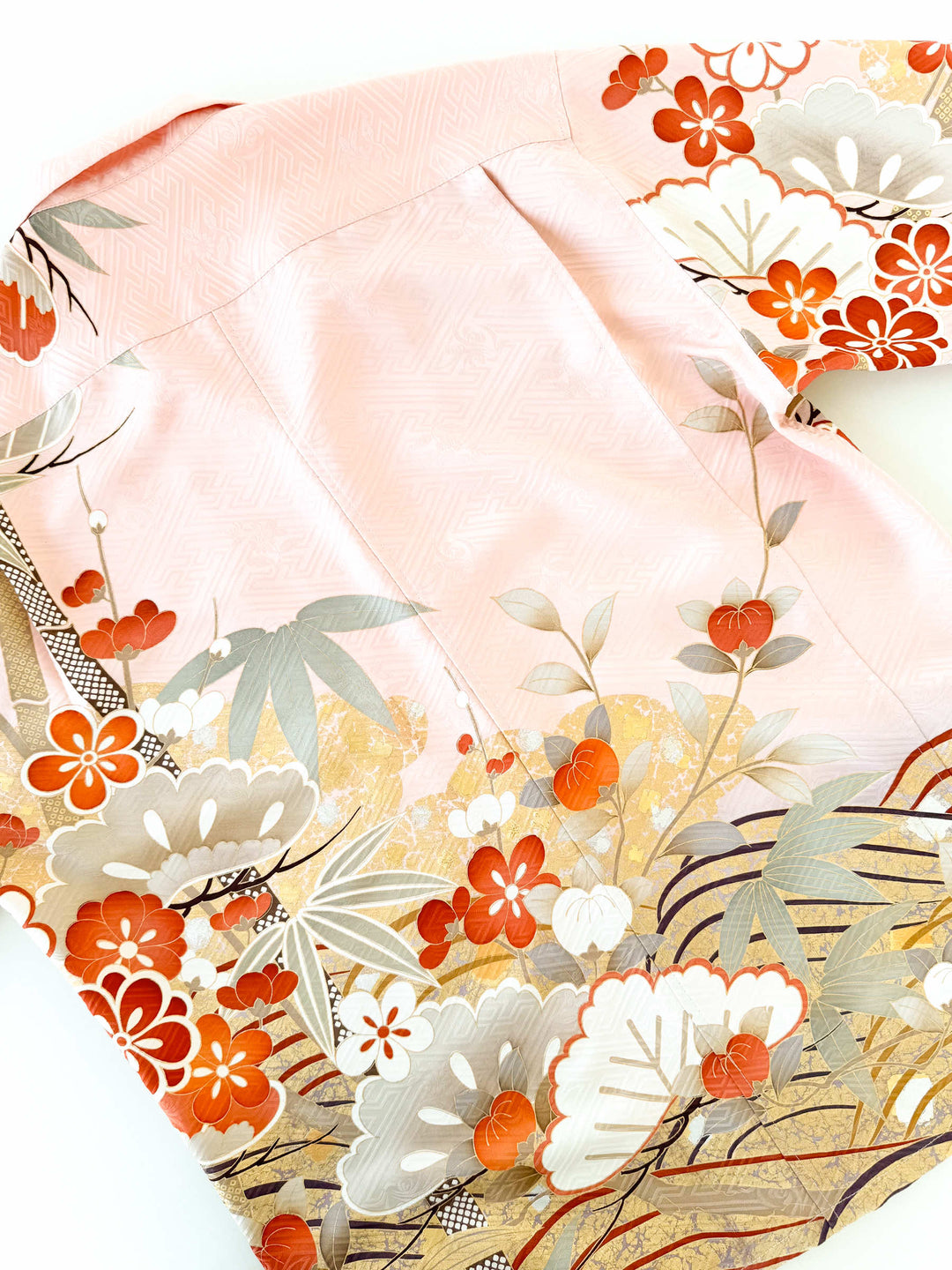 Vintage Silk Kimono Hawaiian Shirt AH100493