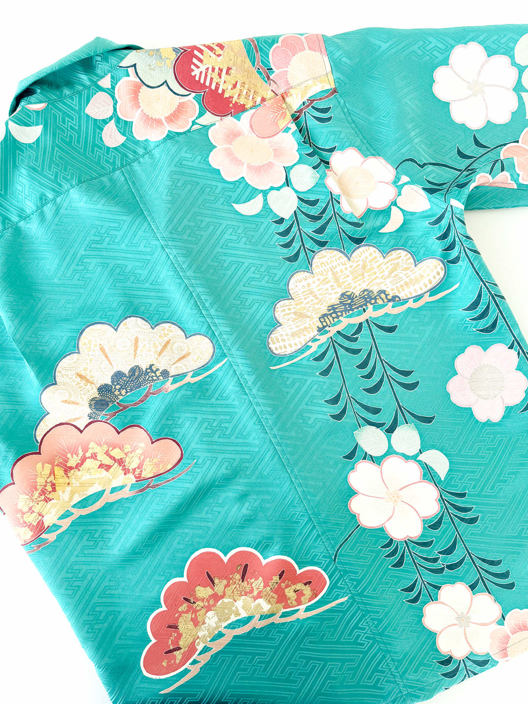 着物アロハシャツ「松に波B」AH100499