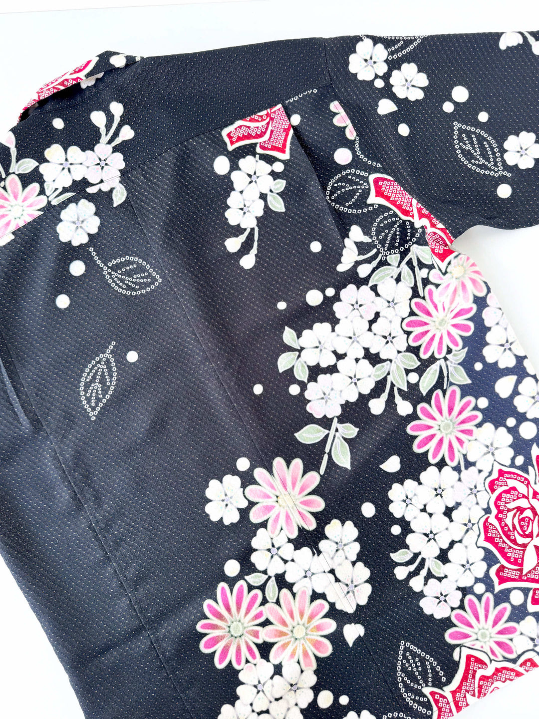 Vintage Silk Kimono Hawaiian Shirt AH100503