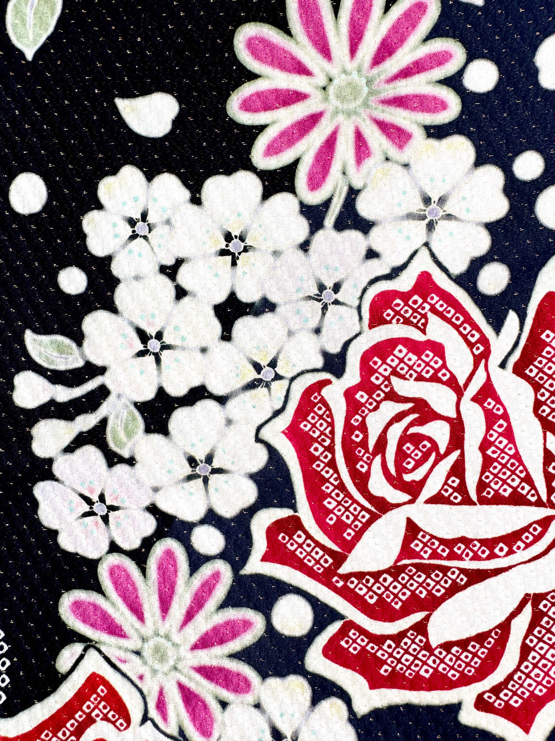 Vintage Silk Kimono Hawaiian Shirt AH100503