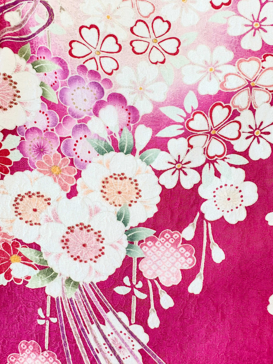 着物アロハシャツ「枝垂れ桜の輝きA」AH100504
