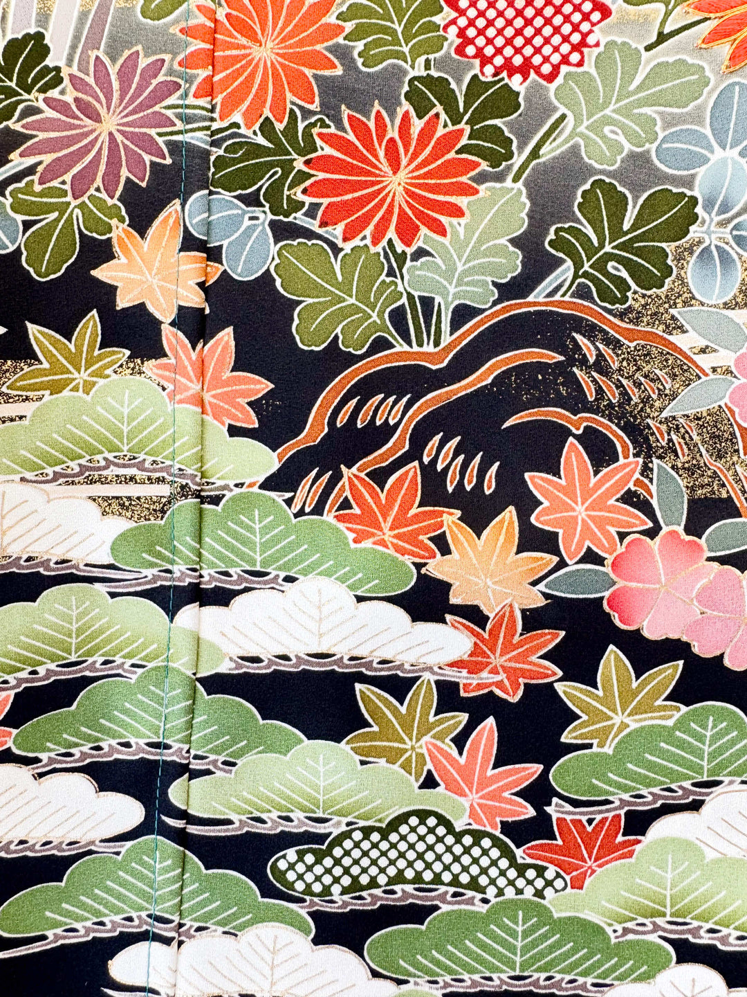 Vintage Silk Kimono Hawaiian Shirt AH100511