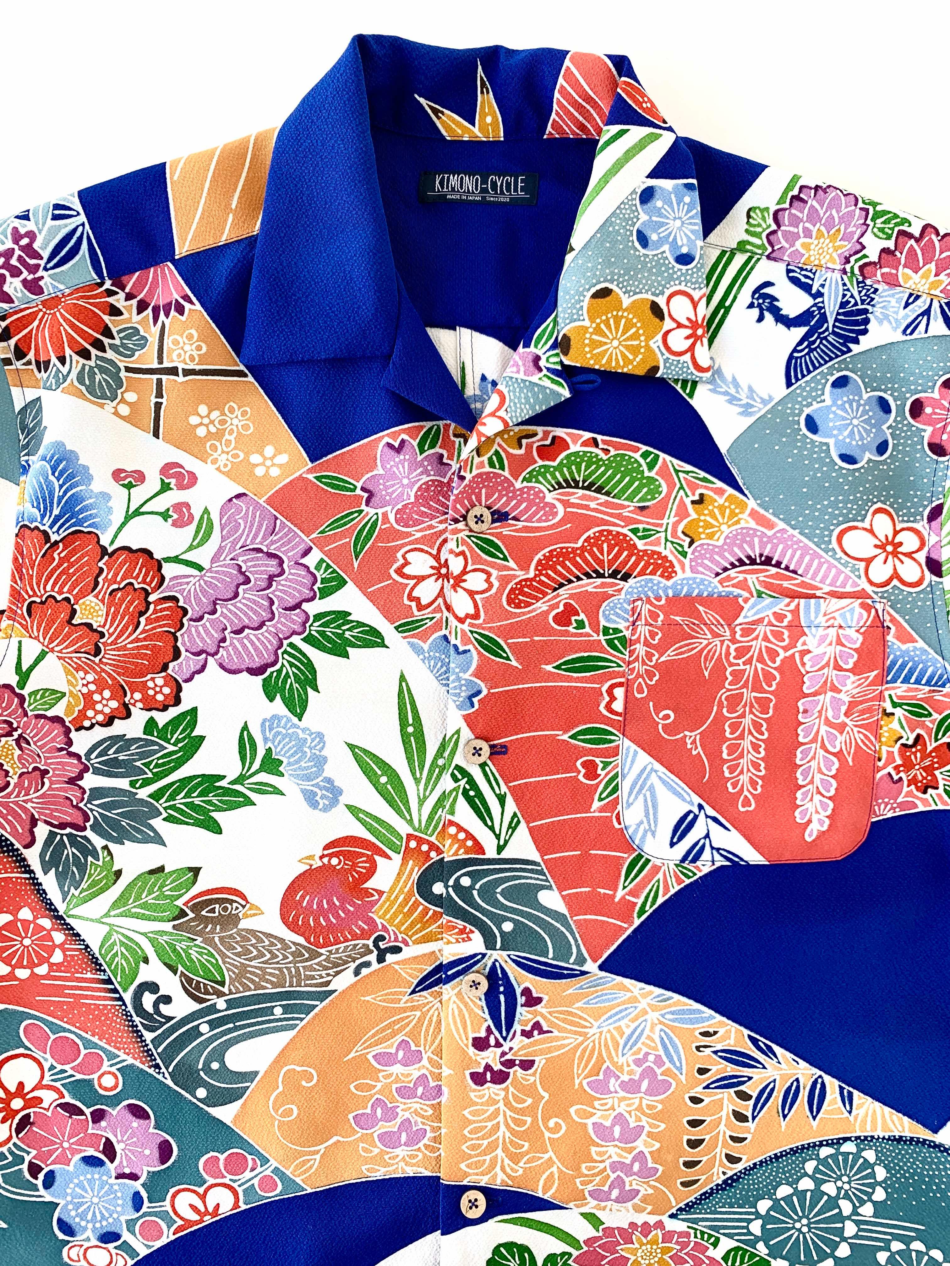 KIMONO JAPANESE ALOHA SHIRTS - Kimono Aloha shirts in Kyoto Japan